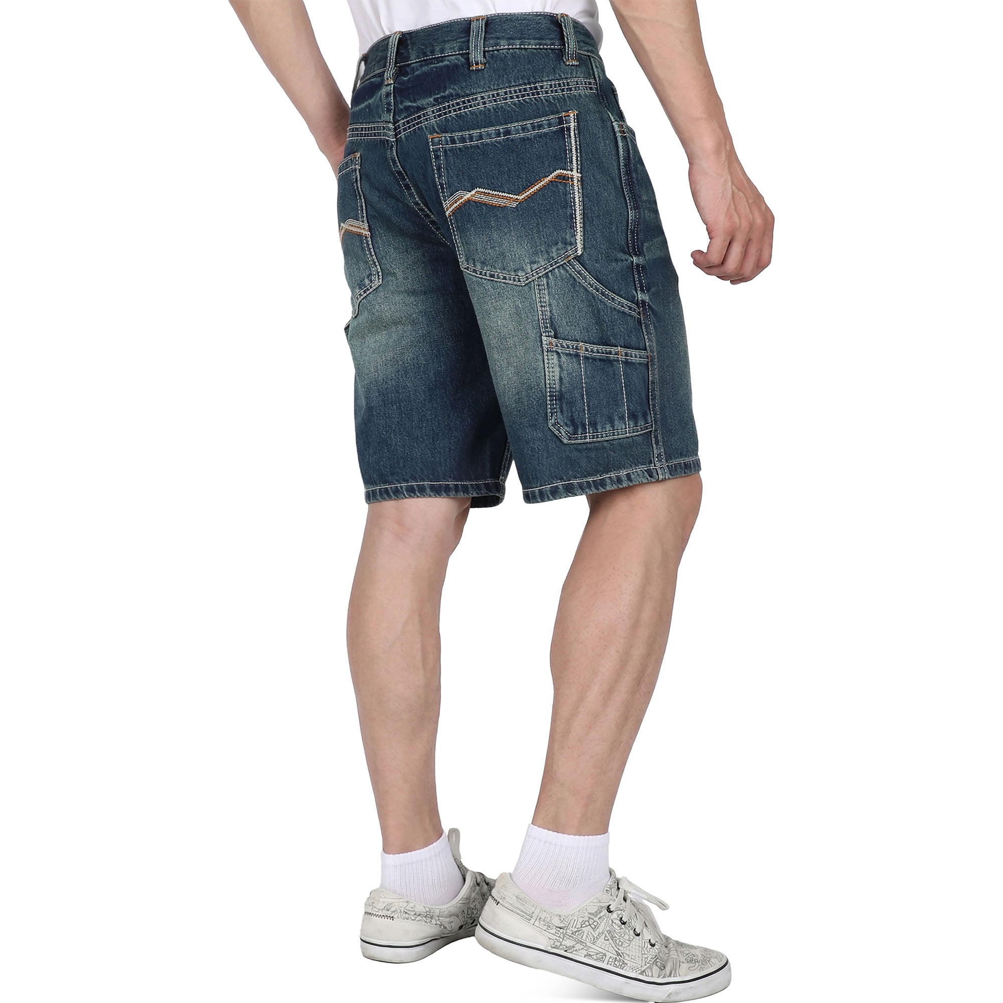 12.5OZ Heavy Duty 100% C Relaxed Denim Shorts (NON-FR)-PN102A