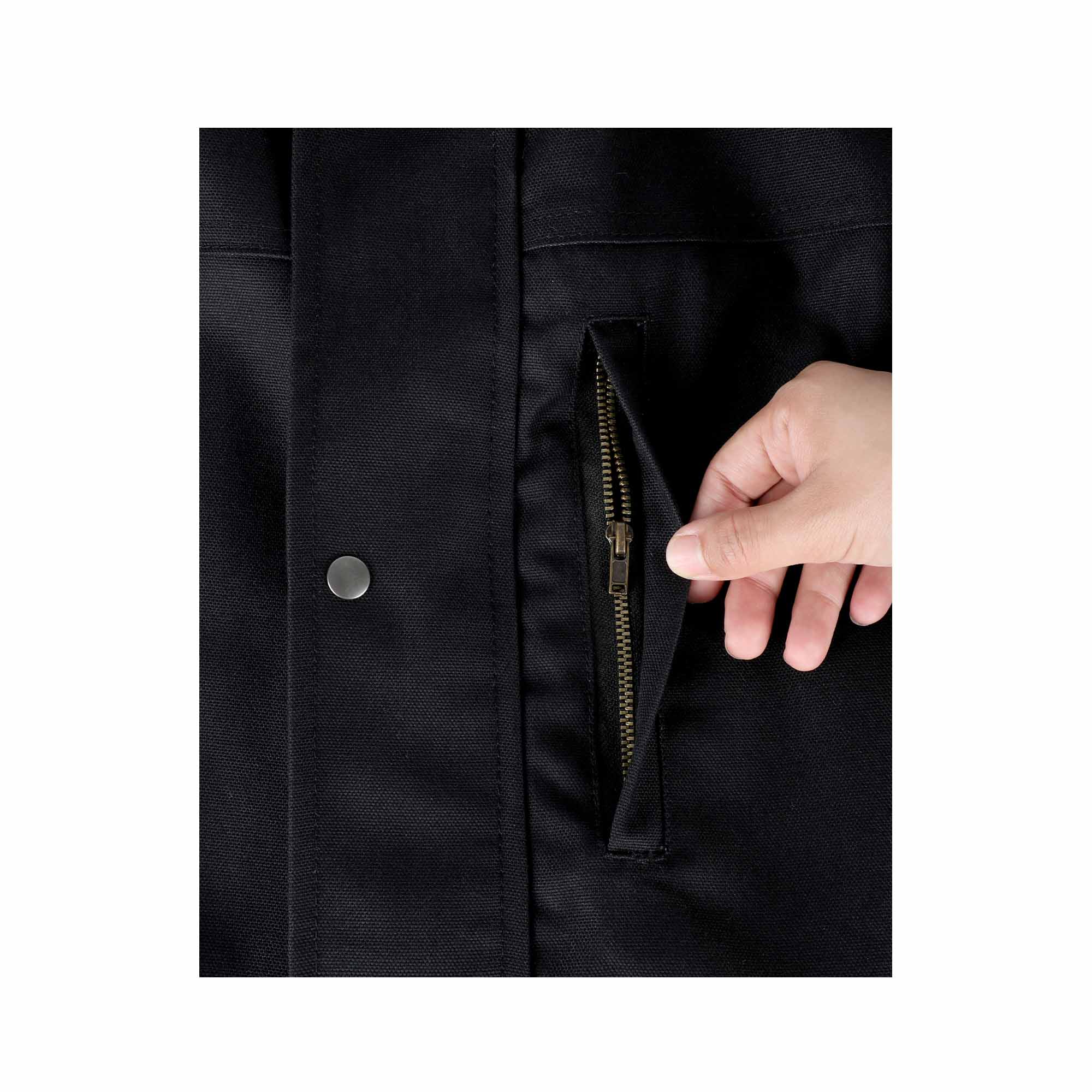 Lined Vest Water/Rain Repellent and Oil Resistant(Soft Flannel Lining)-3104