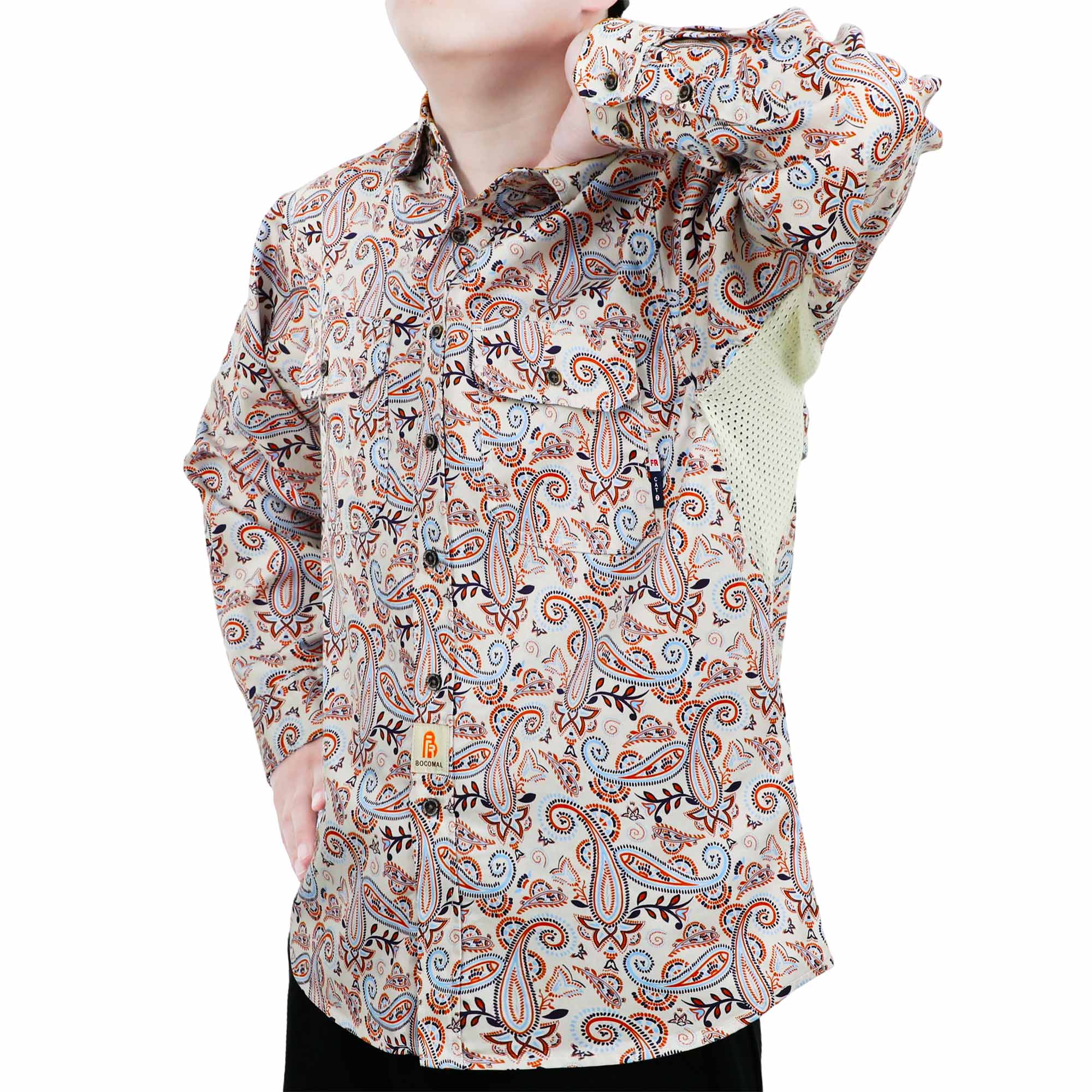 6.5OZ Vented Mesh Back & Underarm Breathable Shirts-1307