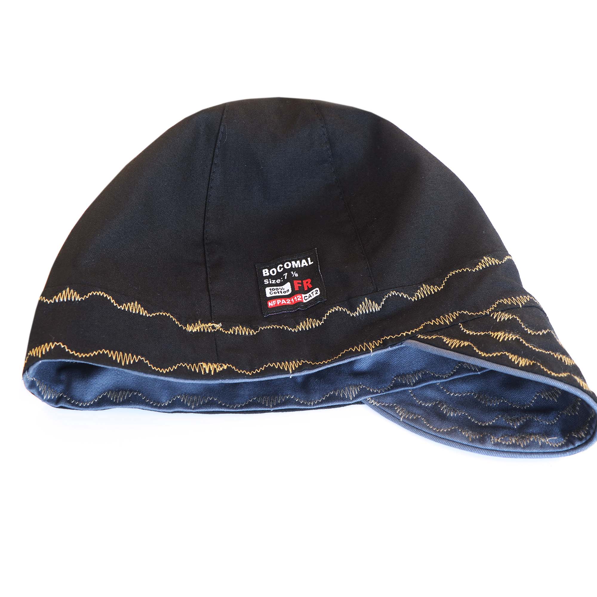 High Deep CAT2 Flame Resistant Midweight 6 Pannel Welder Caps-4801