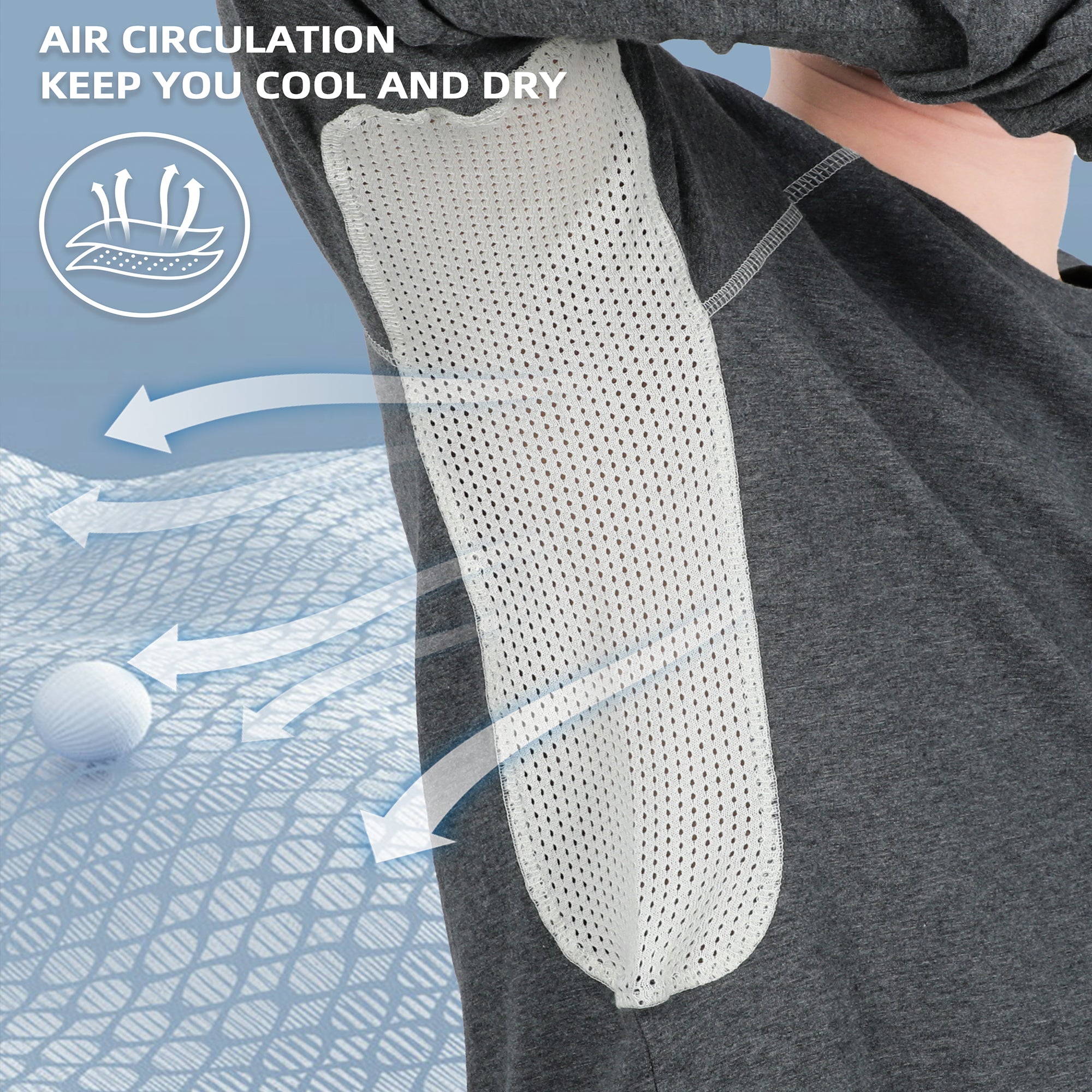 4.5OZ Vented Mesh Loose Fit EX Lightweight Flame Resistant Crew Neck T-Shirts-9717