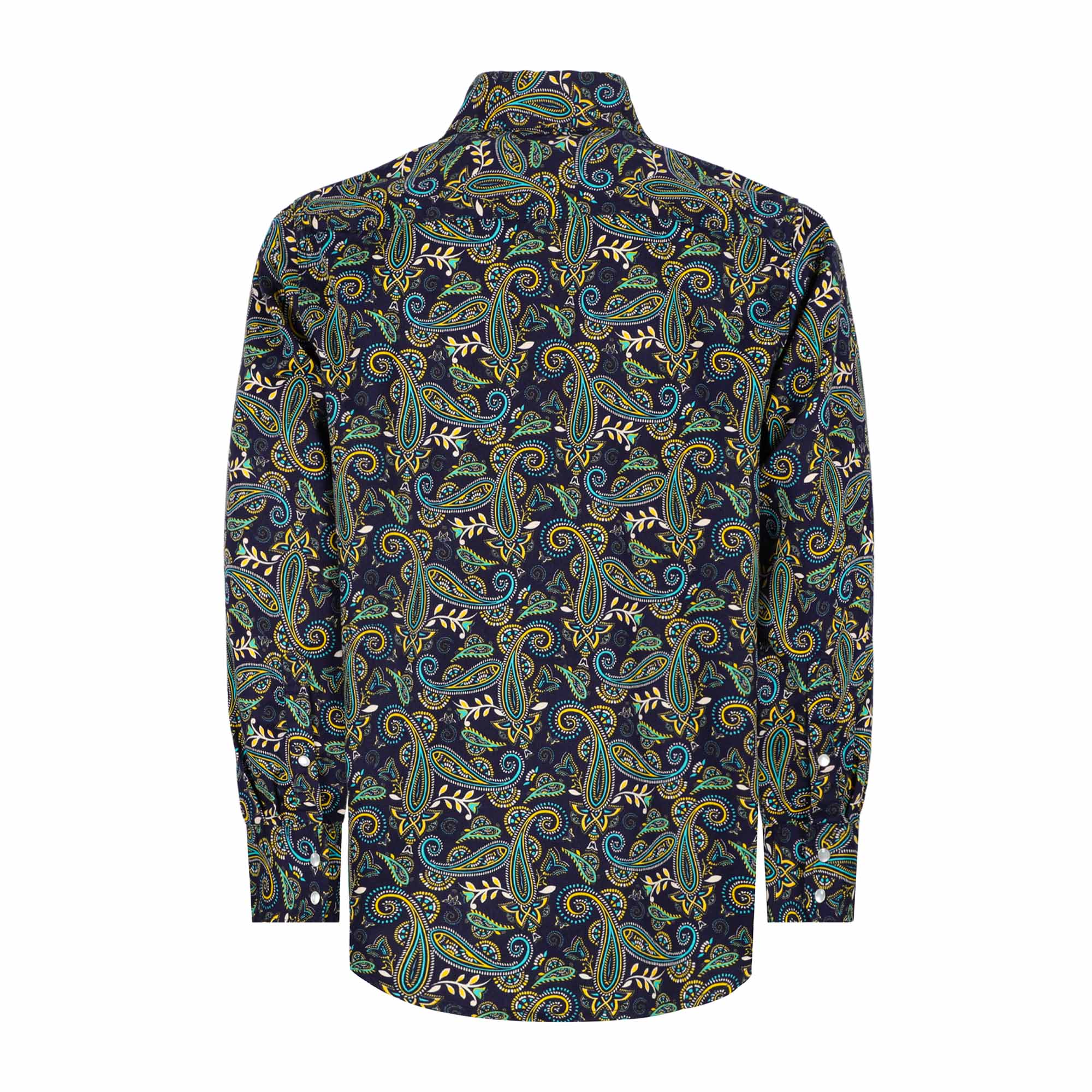 6.5OZ Lightweight Printed FR Shirts With Pearl Snap-0916A