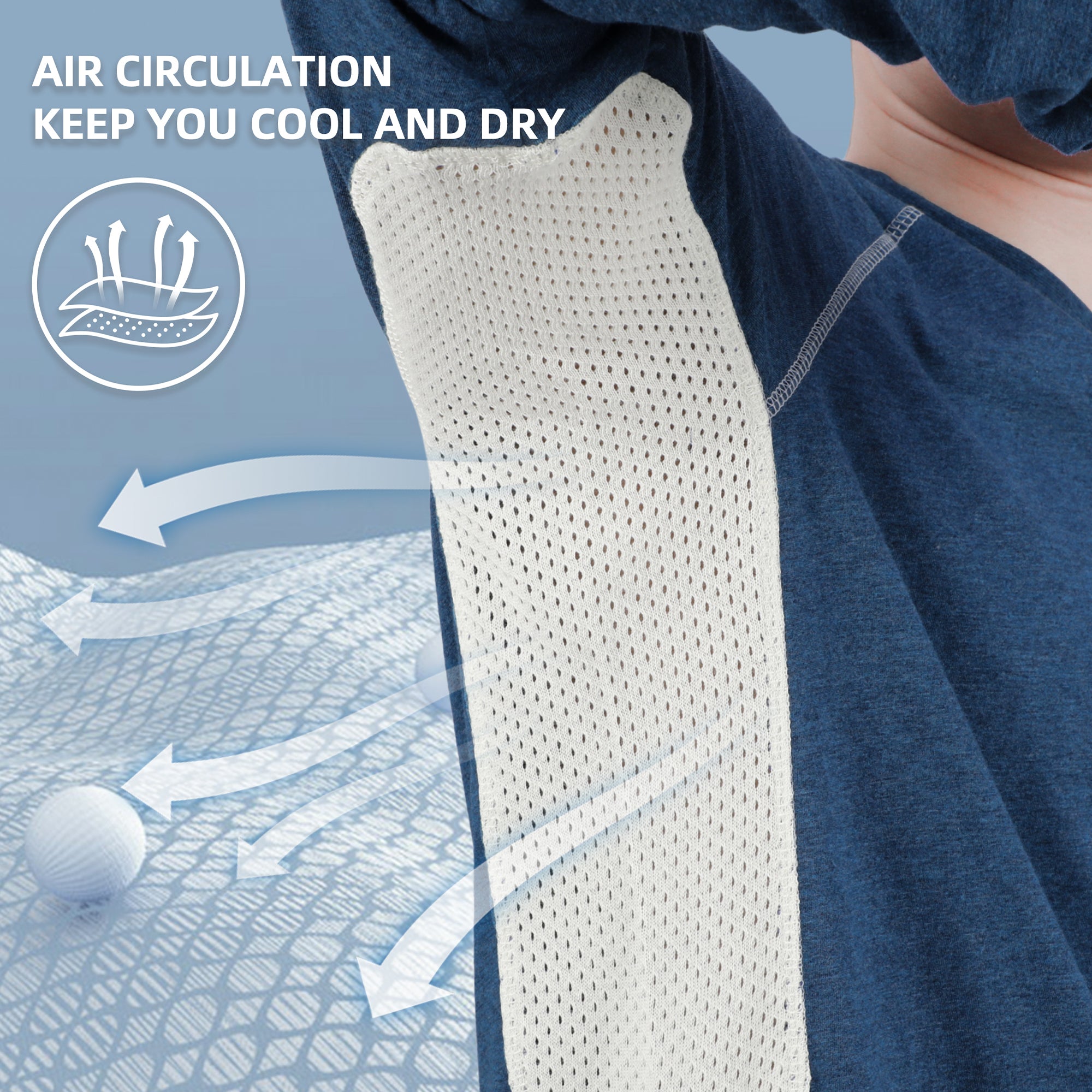 4.5OZ Vented Mesh Loose Fit EX Lightweight Flame Resistant Crew Neck T-Shirts-9717