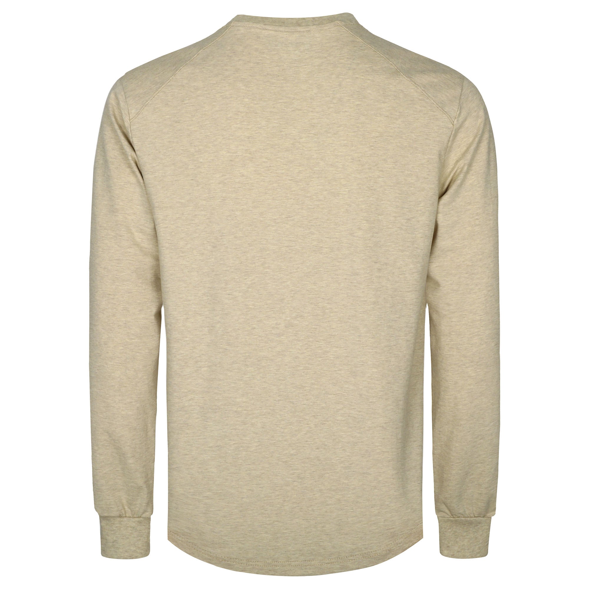 6OZ Henley Cotton Tencel Heather Blended Flame Resistant Work T-Shirt - A235