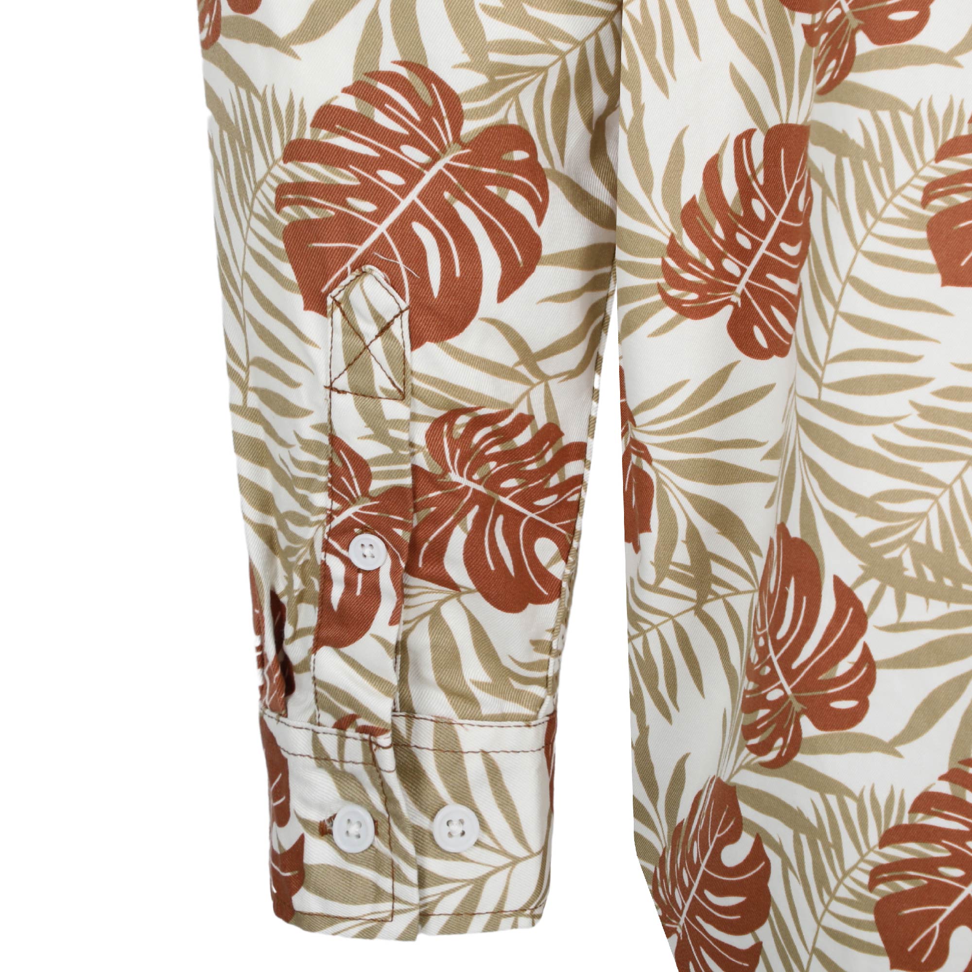 6.5OZ Printed Hawaii Lightweight Button Down Flame Resistant Shirts-0816A