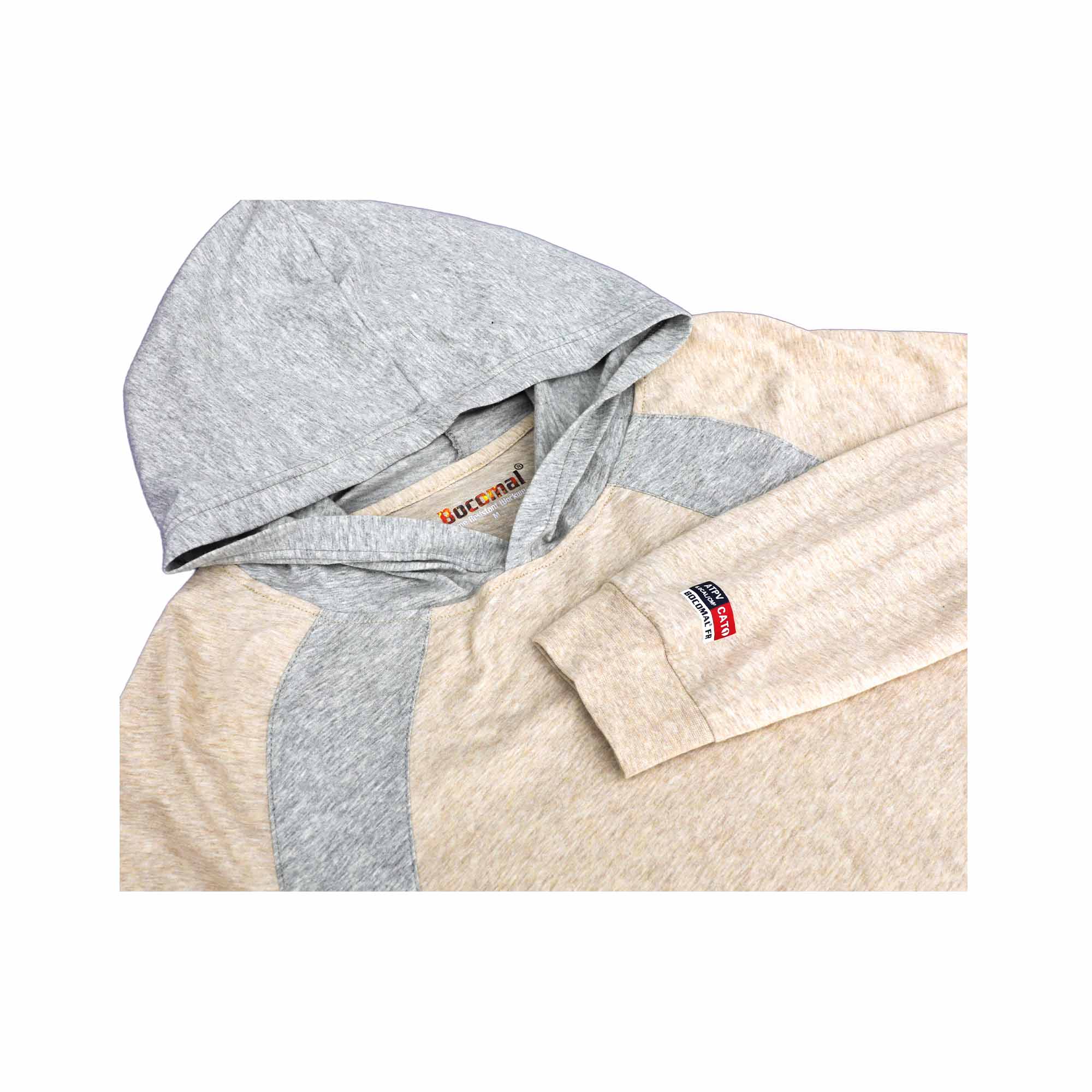 4.5OZ Buttonless Pullover T-Shirts/Contrast Fabric-4117