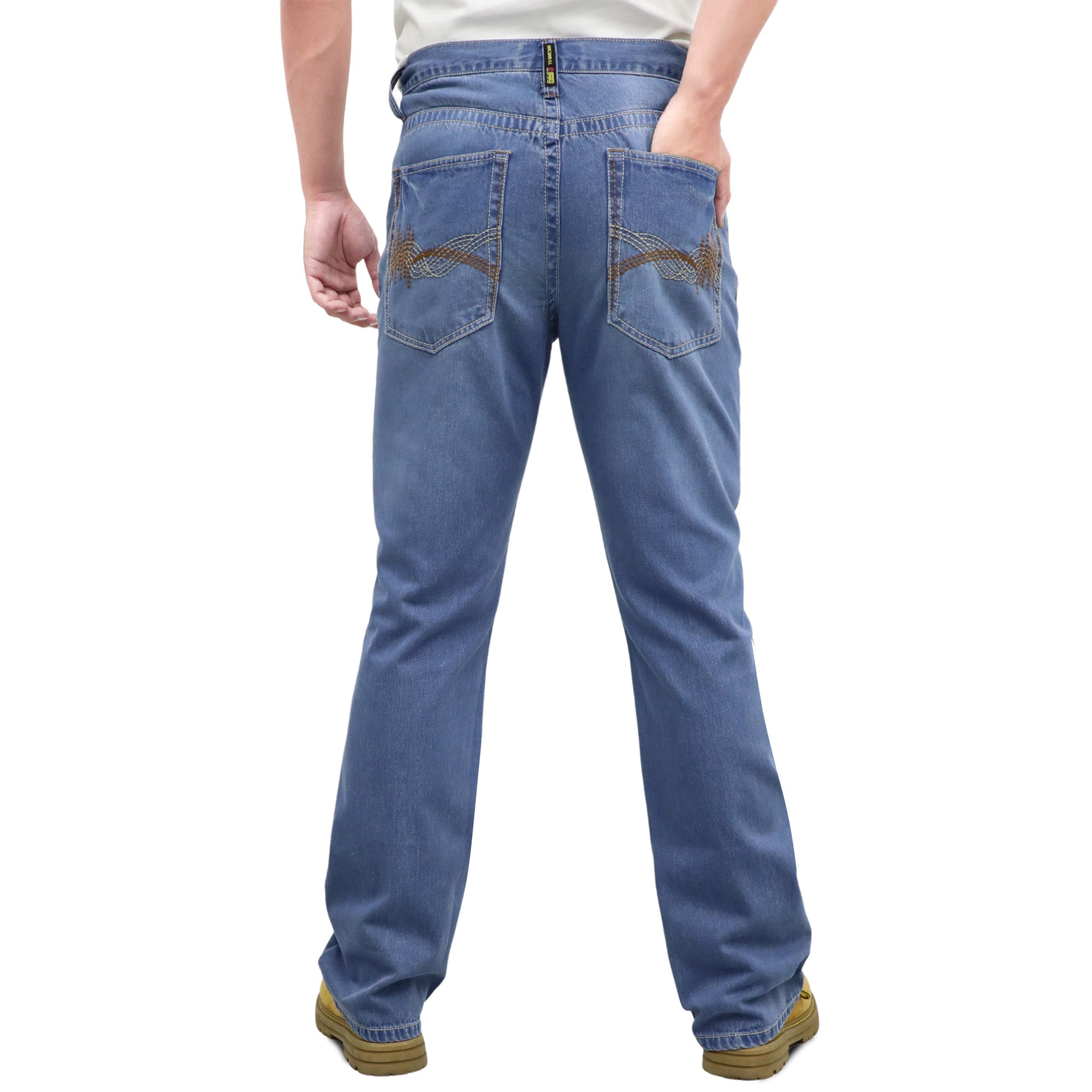 10oz Midweight EX-Soft Relaxed Boot Vintage Washed FR Work Pants-8306