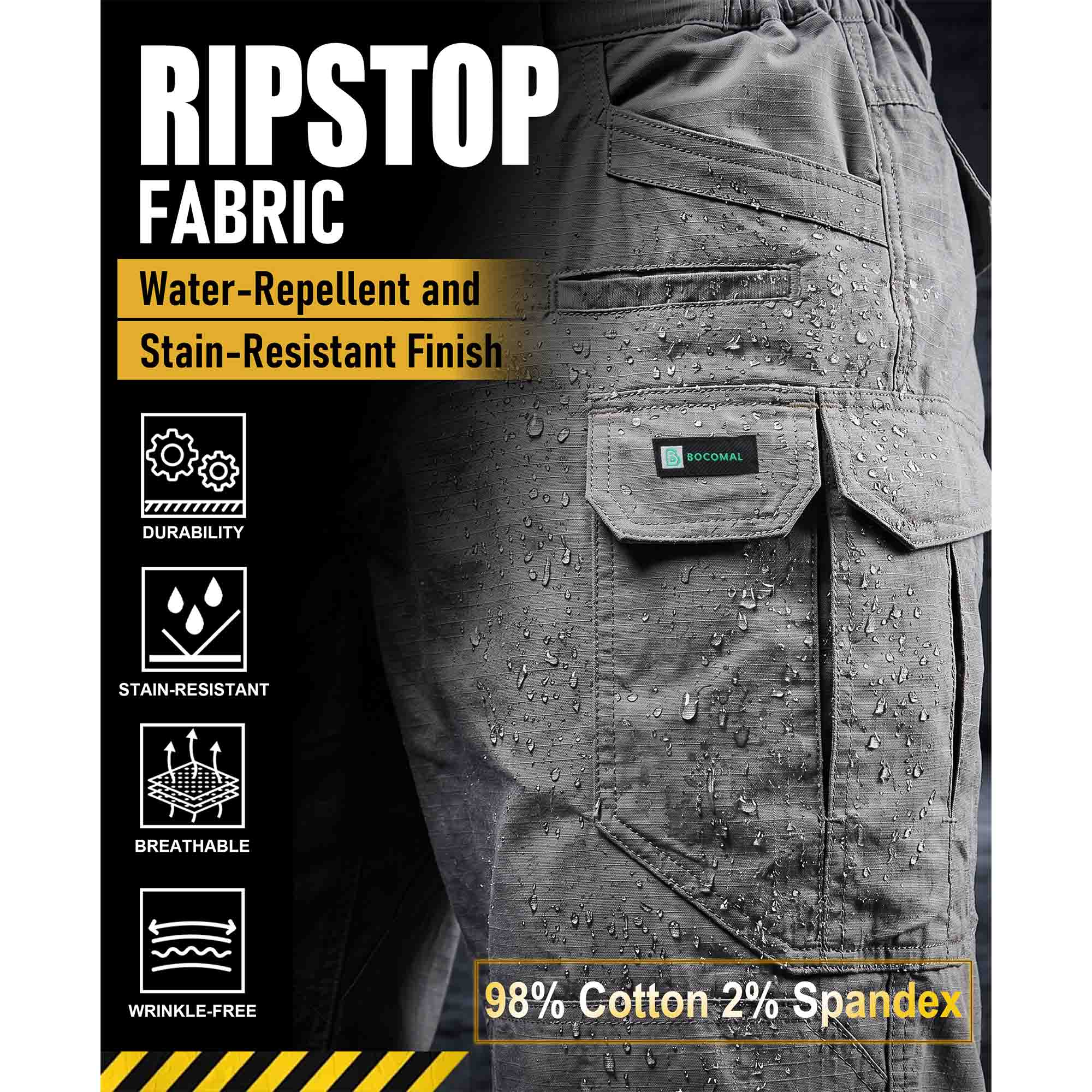 6.5OZ Lightweight Work Cargo Shorts (NON-FR) - PN061R