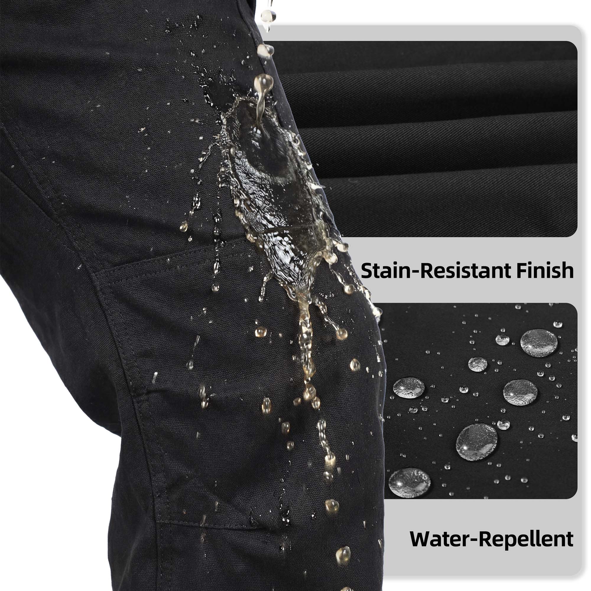 7oz Men's 12 Multi-Pockets 100% C Dura Comfort Water/Stain Resistant Work Cargo Pants - 031D