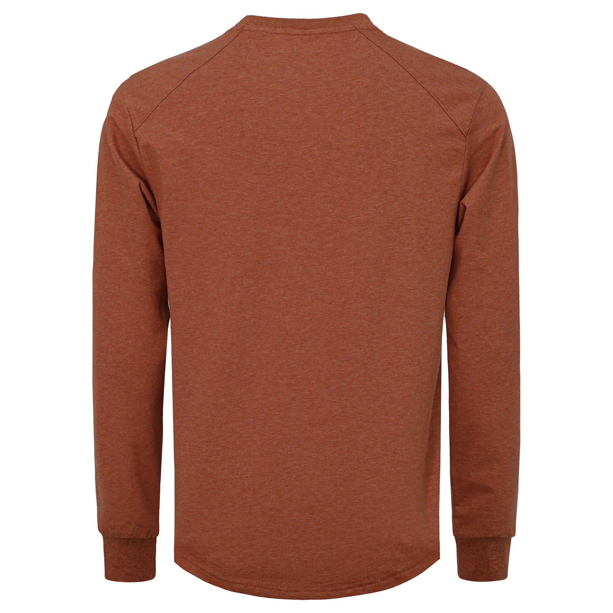 6OZ Henley Cotton Tencel Heather Blended Flame Resistant Work T-Shirt - A235