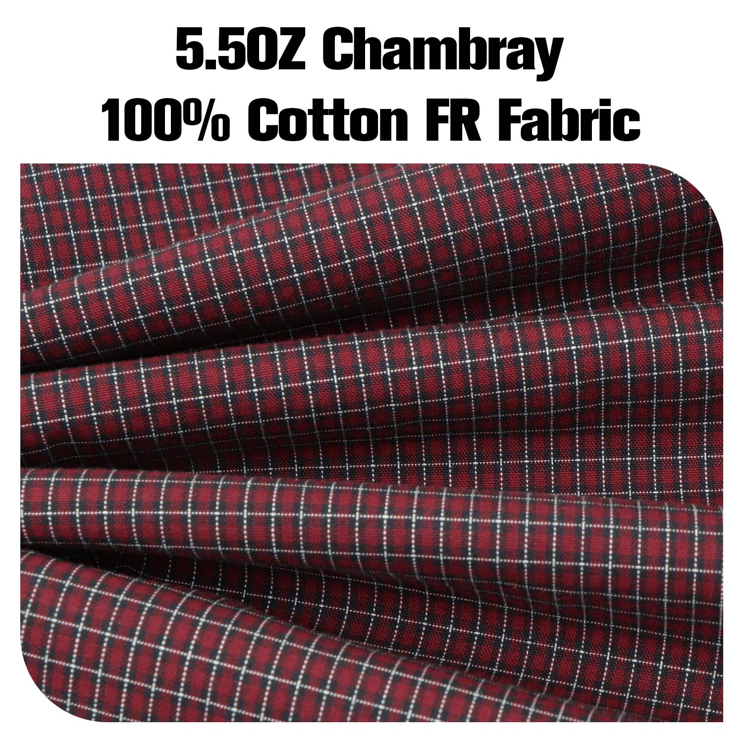 5.5OZ FR Plaid Shirt - B841