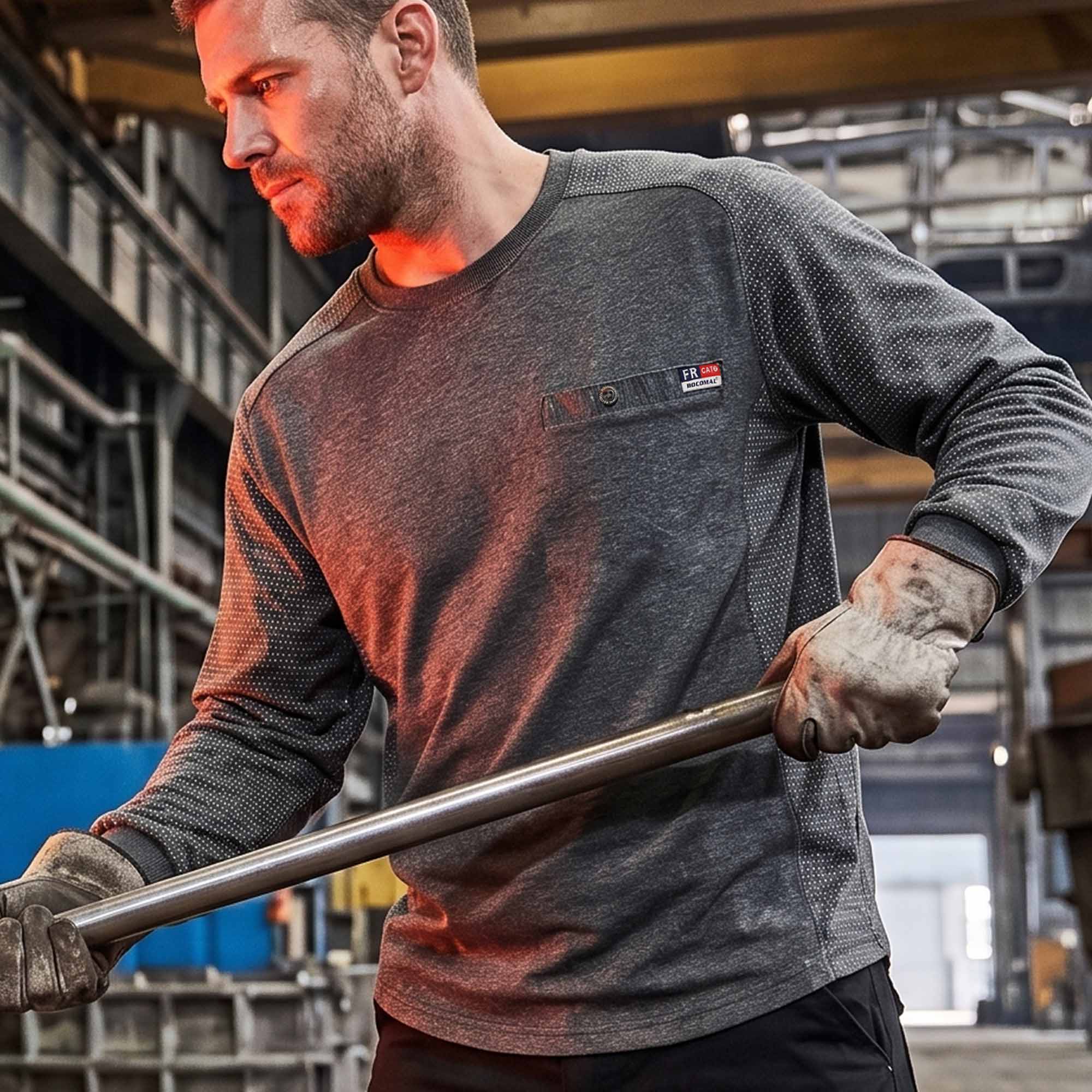 6OZ Breathable Vented Mesh (Sleeve and Underarm) FR T-Shirt- 4435