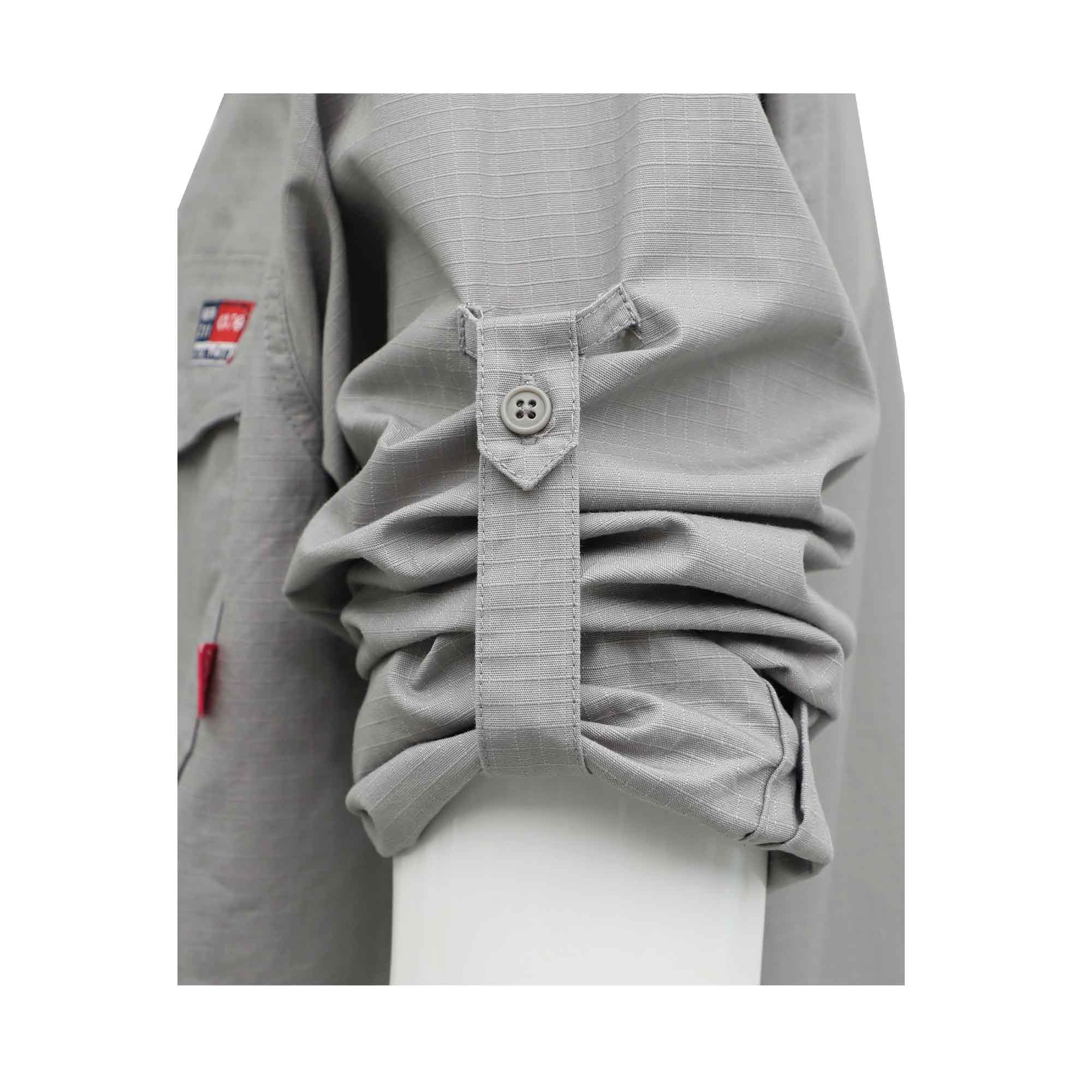 6OZ Solid Ripstop Water Repellent Work Shirt -6628