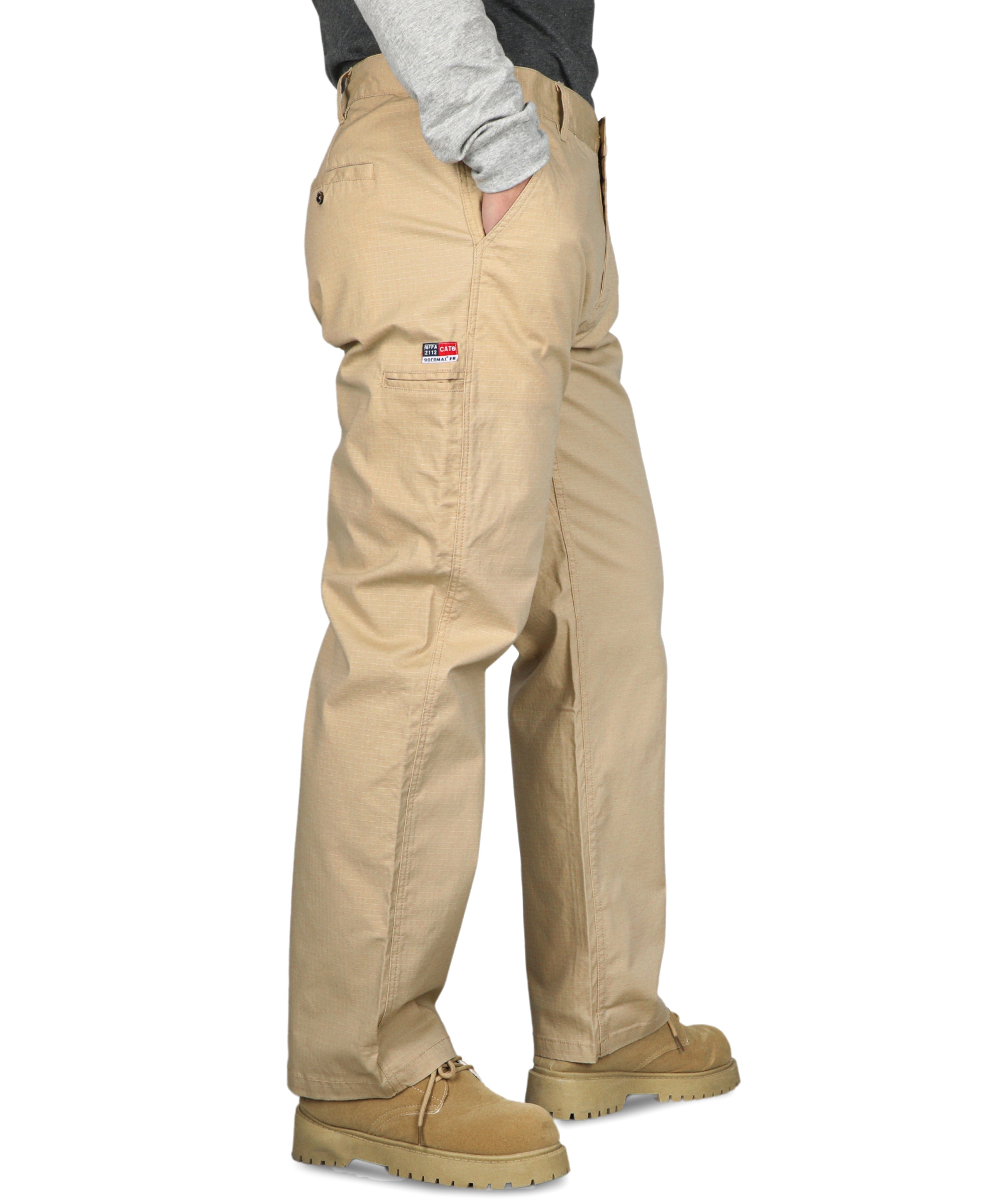 6OZ Light Weight Casual Style Rip Stop Pants/Water Repellent-2228