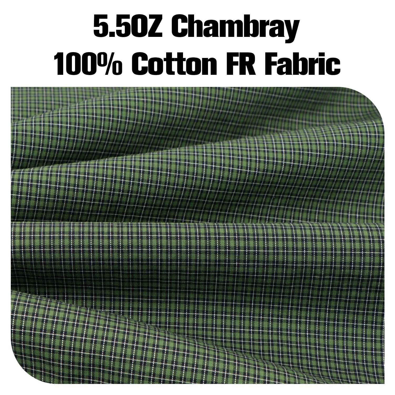 5.5OZ FR Plaid Shirt - B841