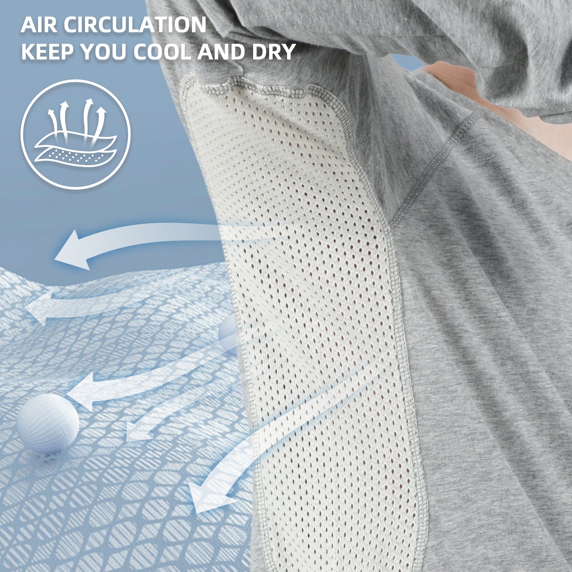 4.5OZ Vented Mesh Loose Fit EX Lightweight Flame Resistant Crew Neck T-Shirts-9717