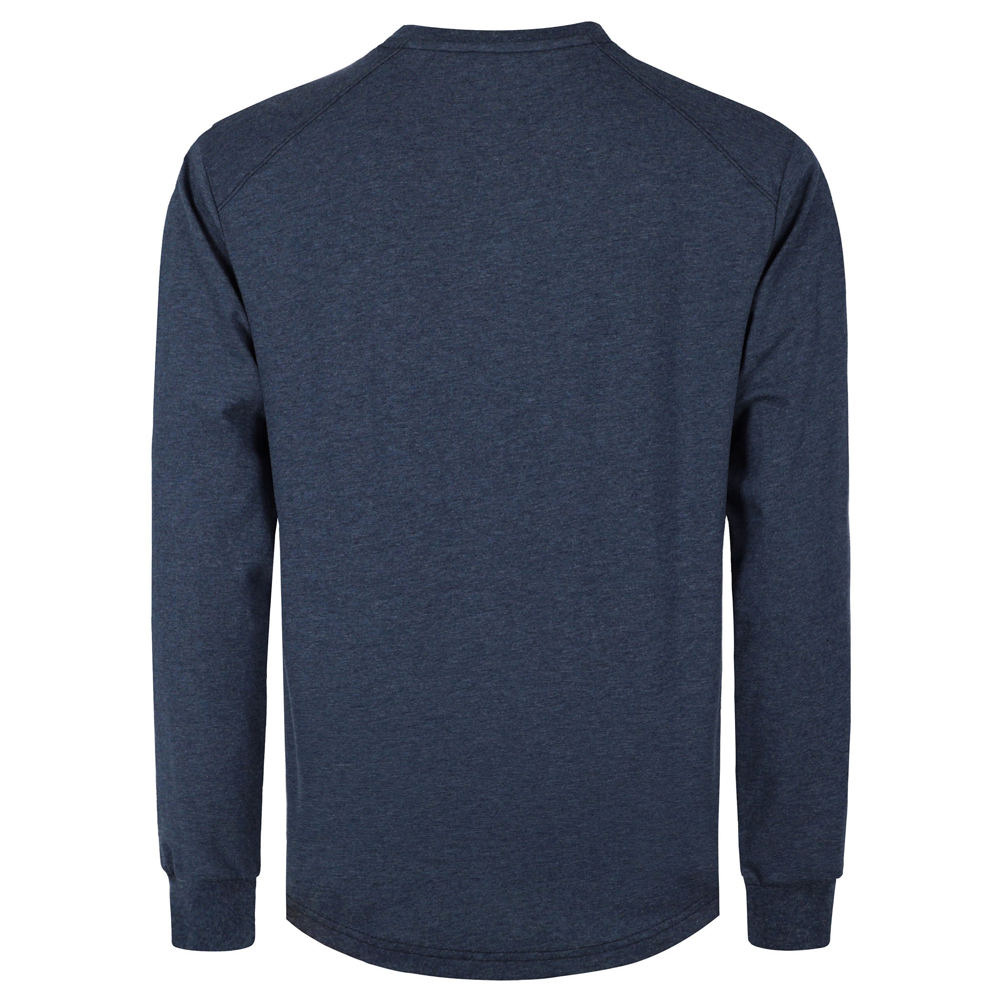 6OZ Henley Cotton Tencel Heather Blended Flame Resistant Work T-Shirt - A235