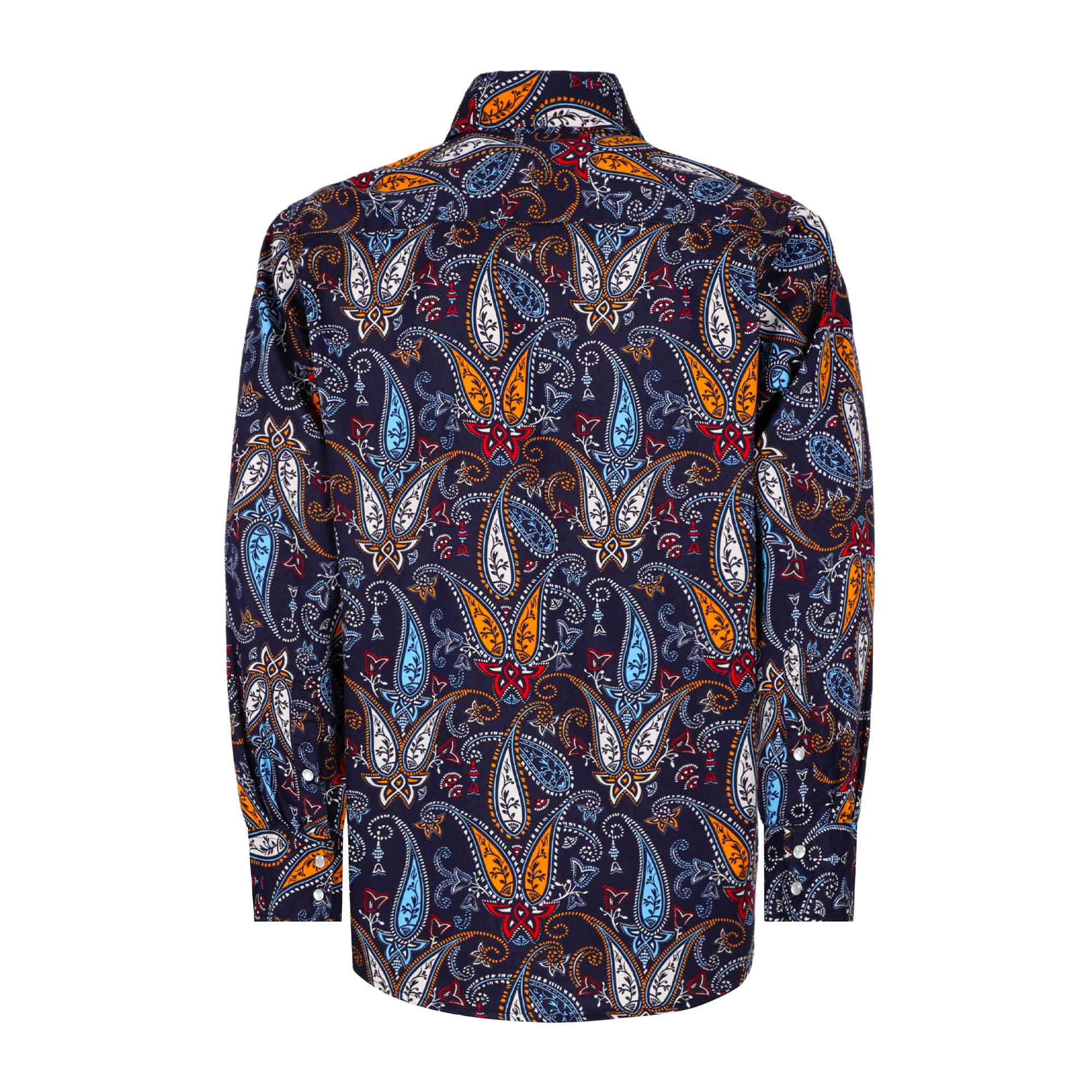 6.5OZ Lightweight Printed FR Shirts With Pearl Snap-0916A