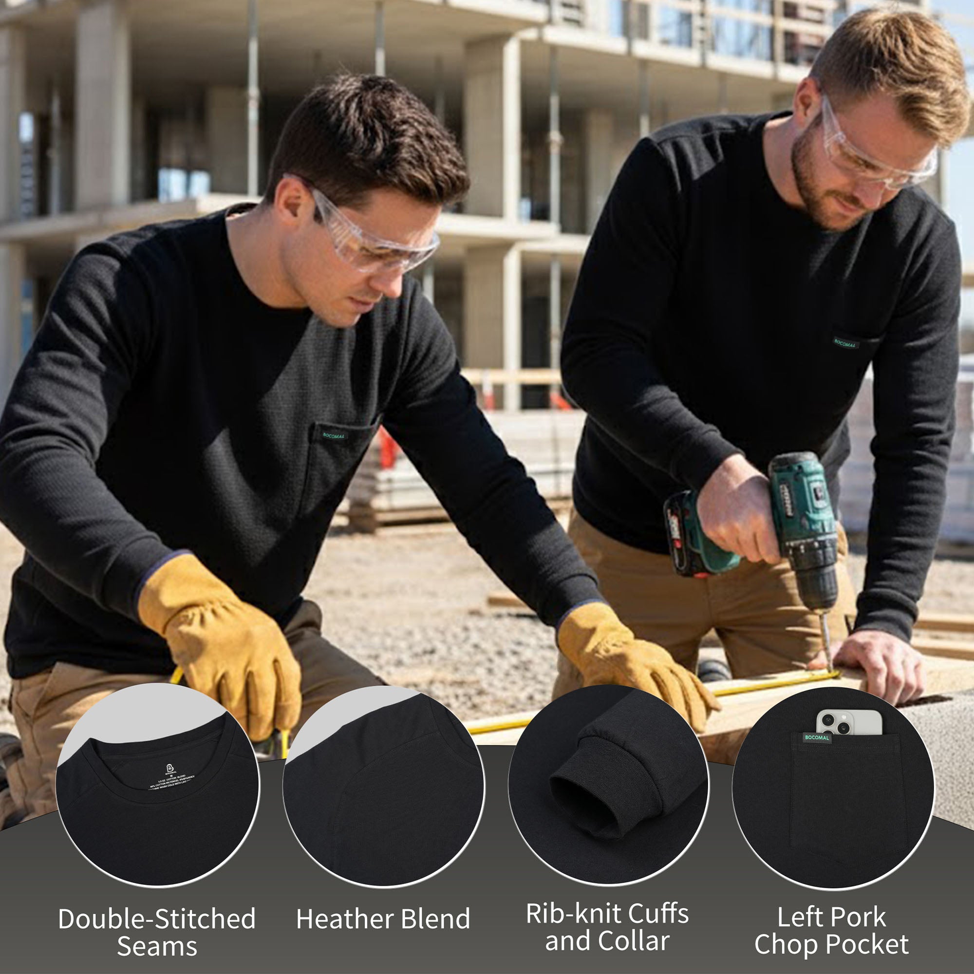 5oz Soft Cotton Tencel Blended Tee Relax Fit T-Shirt (NON-FR)-TS011A