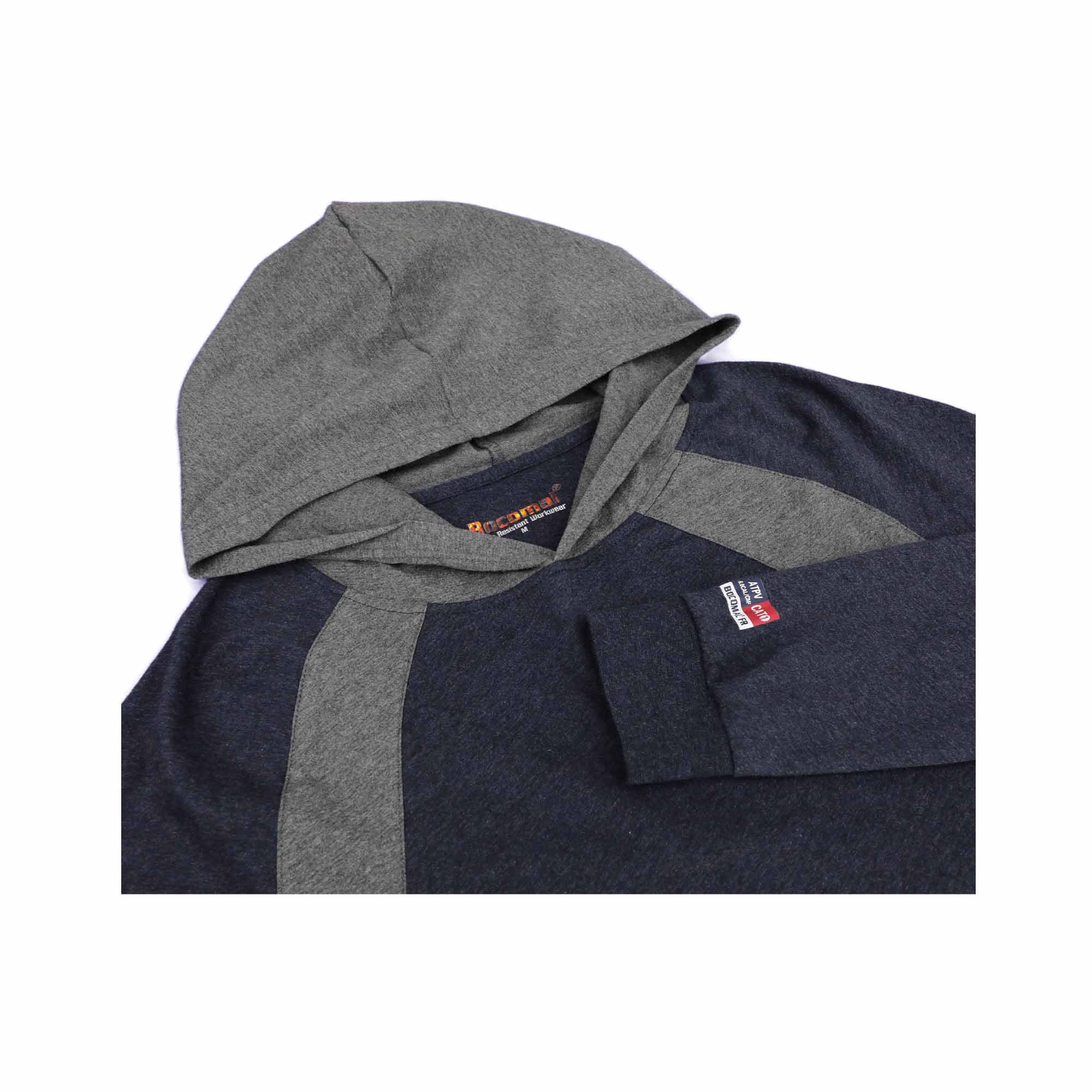 4.5OZ Buttonless Pullover T-Shirts/Contrast Fabric-4117