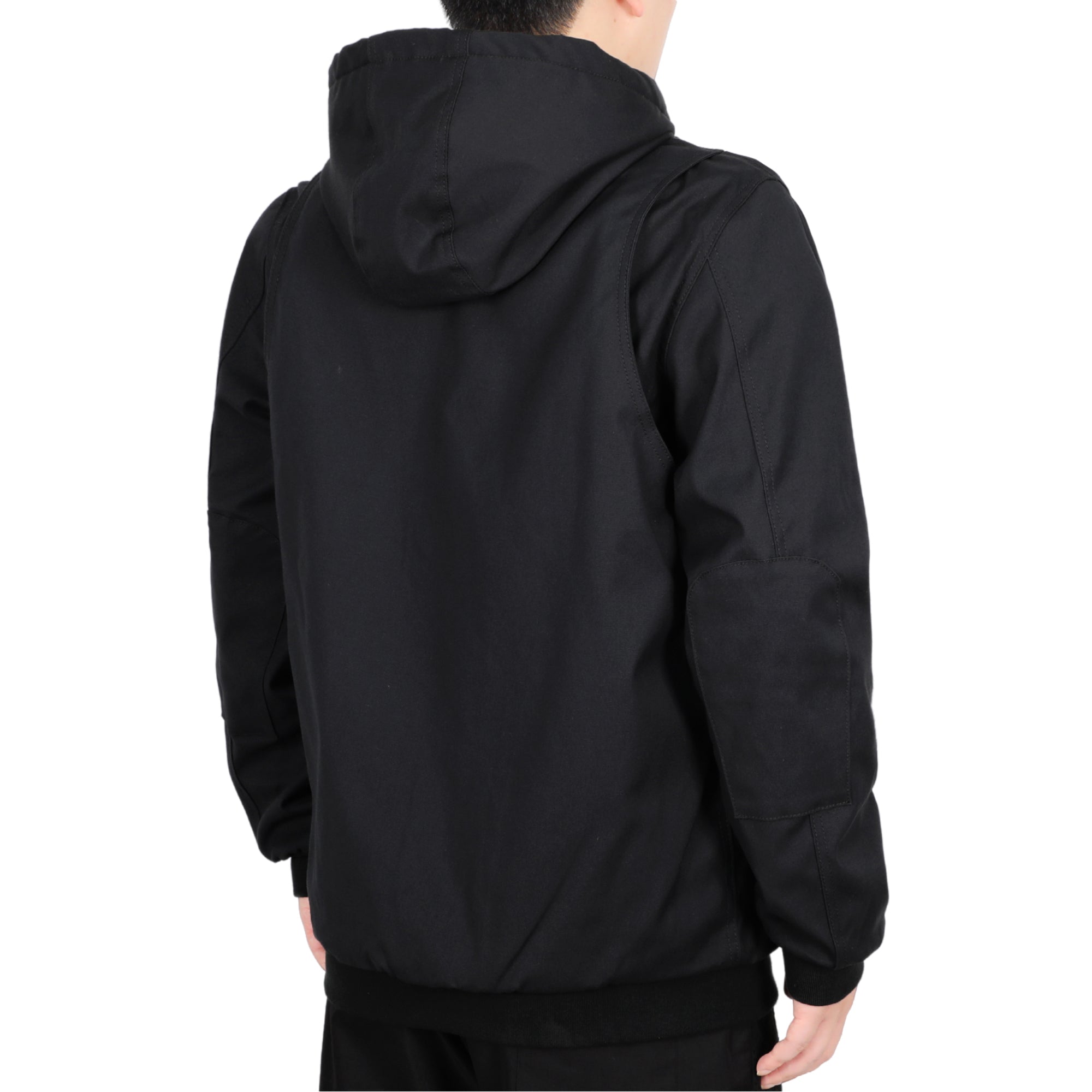 Heavyweight Canvas and Modacrylic Fleece Lined Hooded Flame Resistant Winter Work Coat NFPA 2112 CAT3-1432H