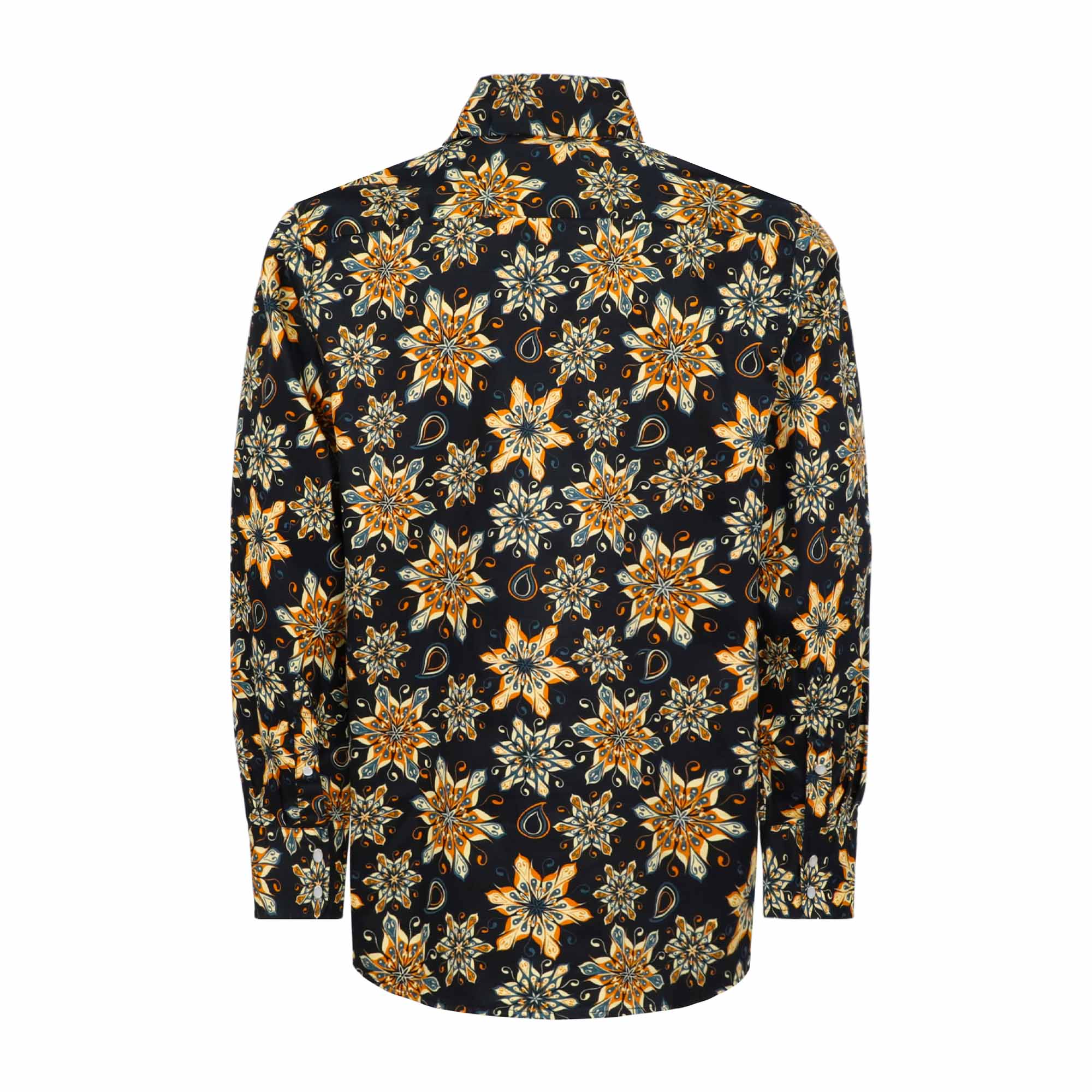 6.5OZ Lightweight Printed FR Shirts With Pearl Snap-0916A