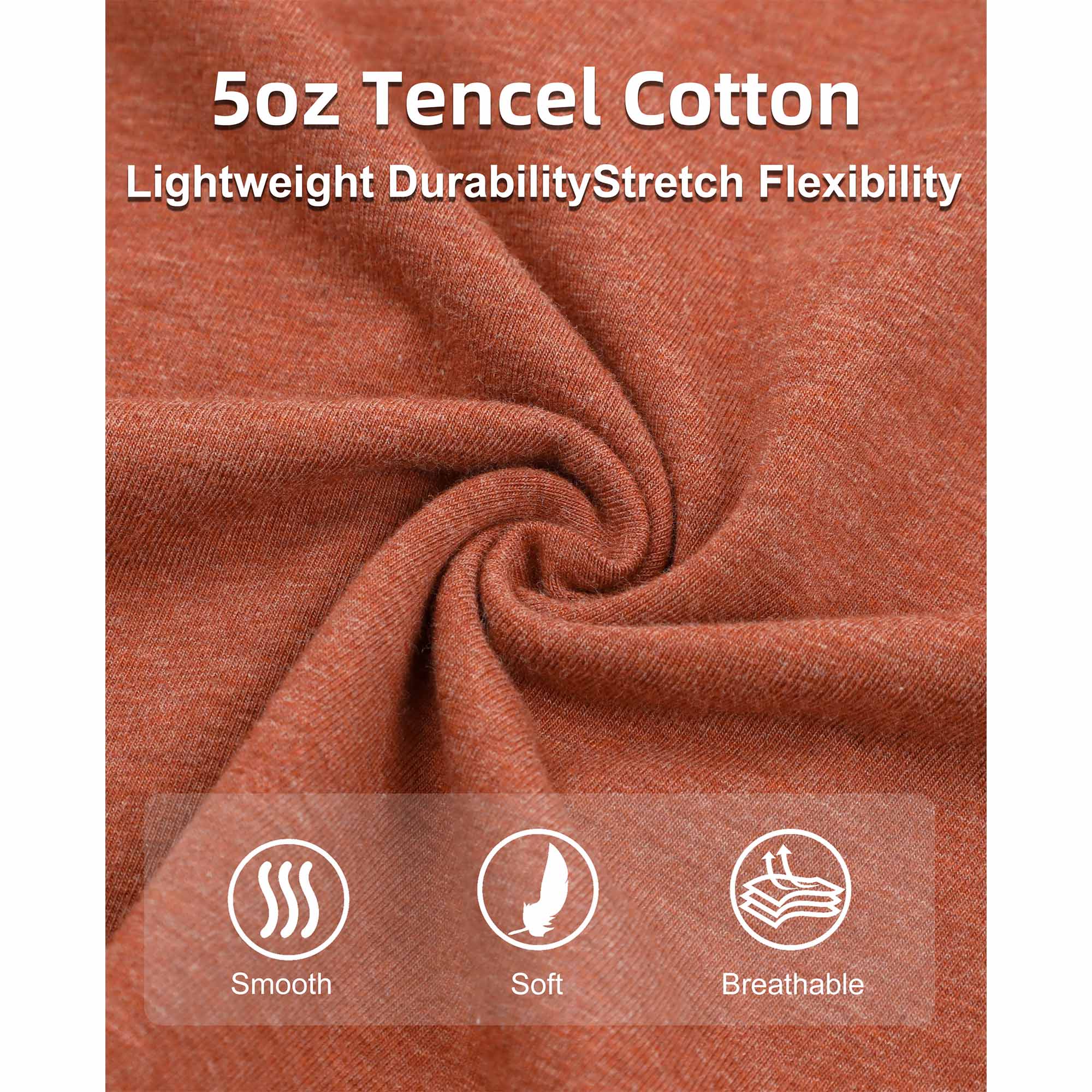 5.5OZ Lightweight Henley Short Sleeve T-Shirts(NON-FR) - TS011M