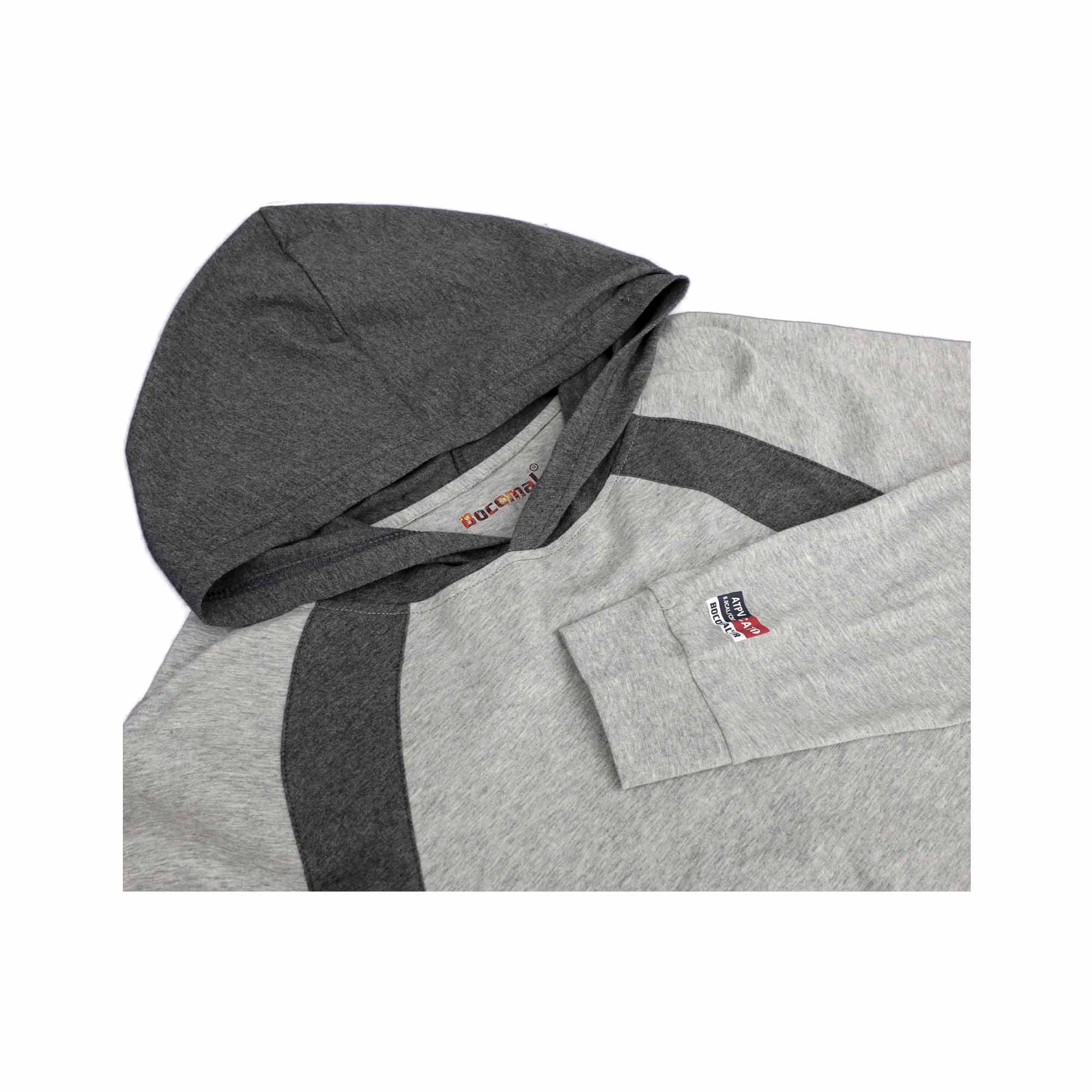 4.5OZ Buttonless Pullover T-Shirts/Contrast Fabric-4117