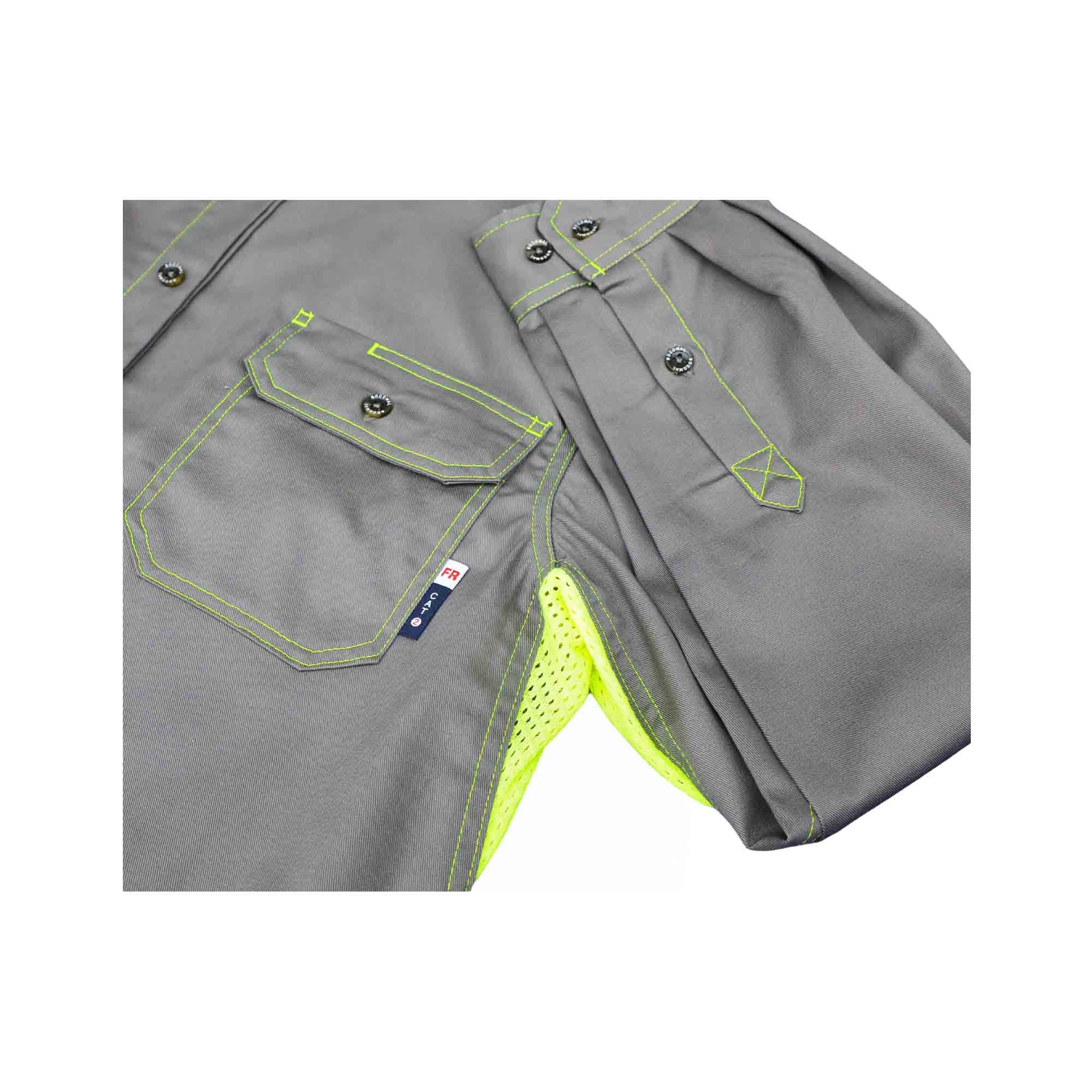 6.5OZ Vented Mesh Back & Underarm Breathable Shirts-1307