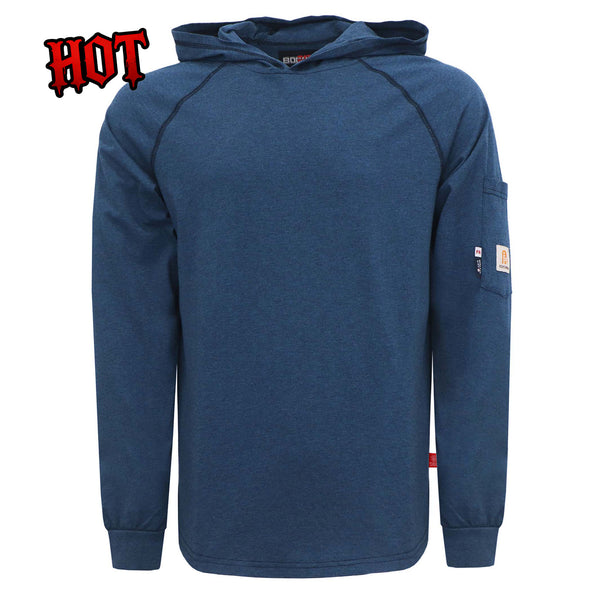6OZ Buttonless Hoodie T-Shirts/Decorative Thread