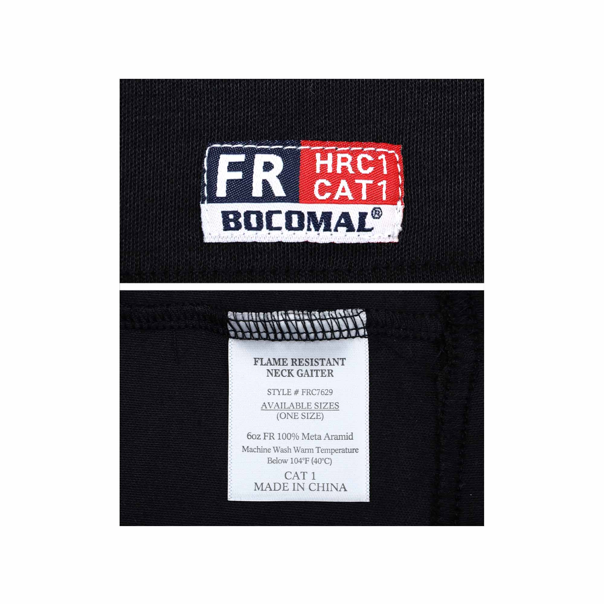 6OZ FR Neck Gaiter Face Mask /100% Meta Aramid-7629