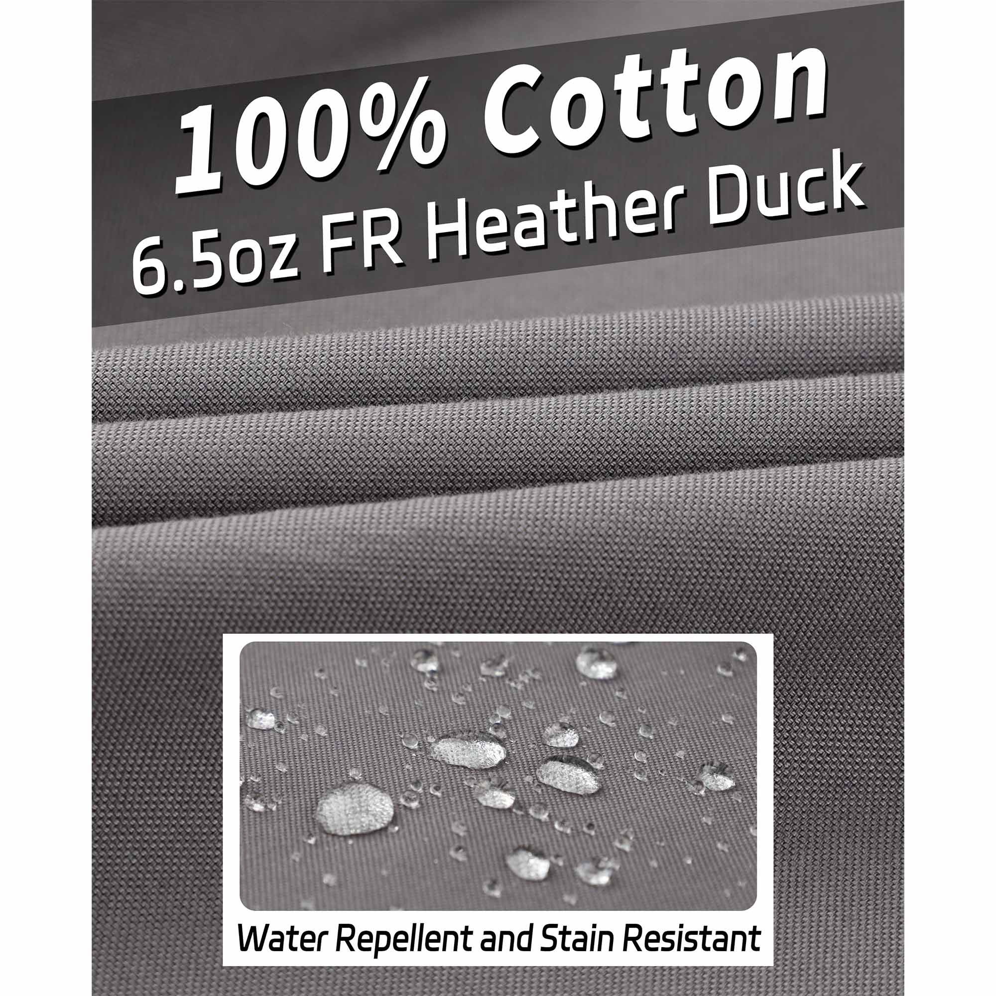 6.5OZ Dura-Light Soft Heather Duck FR Work Shirt -B639