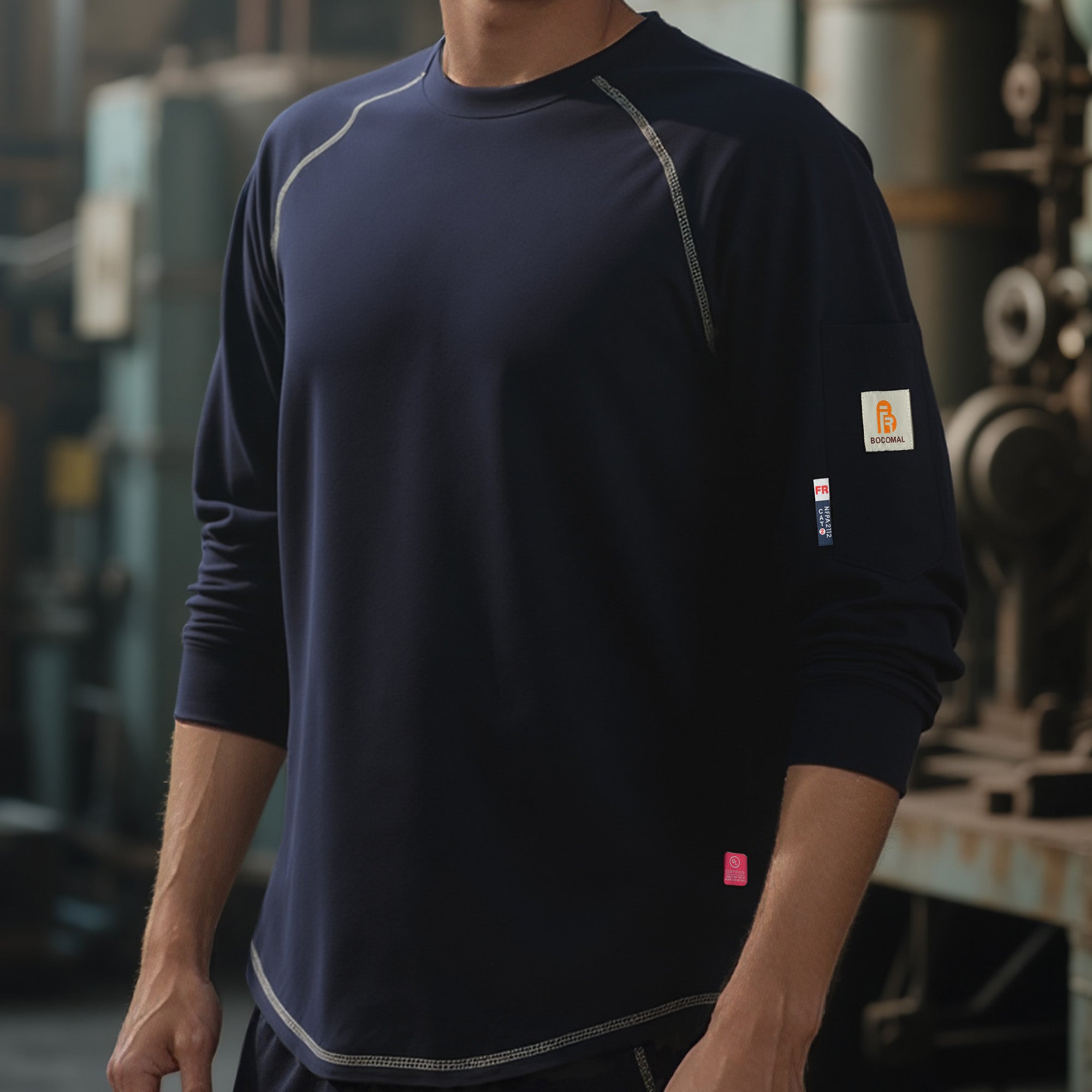 Printed Series Flame Resistant NFPA2112 CAT2 Work T-Shirt/Hoodies(Final Sale)