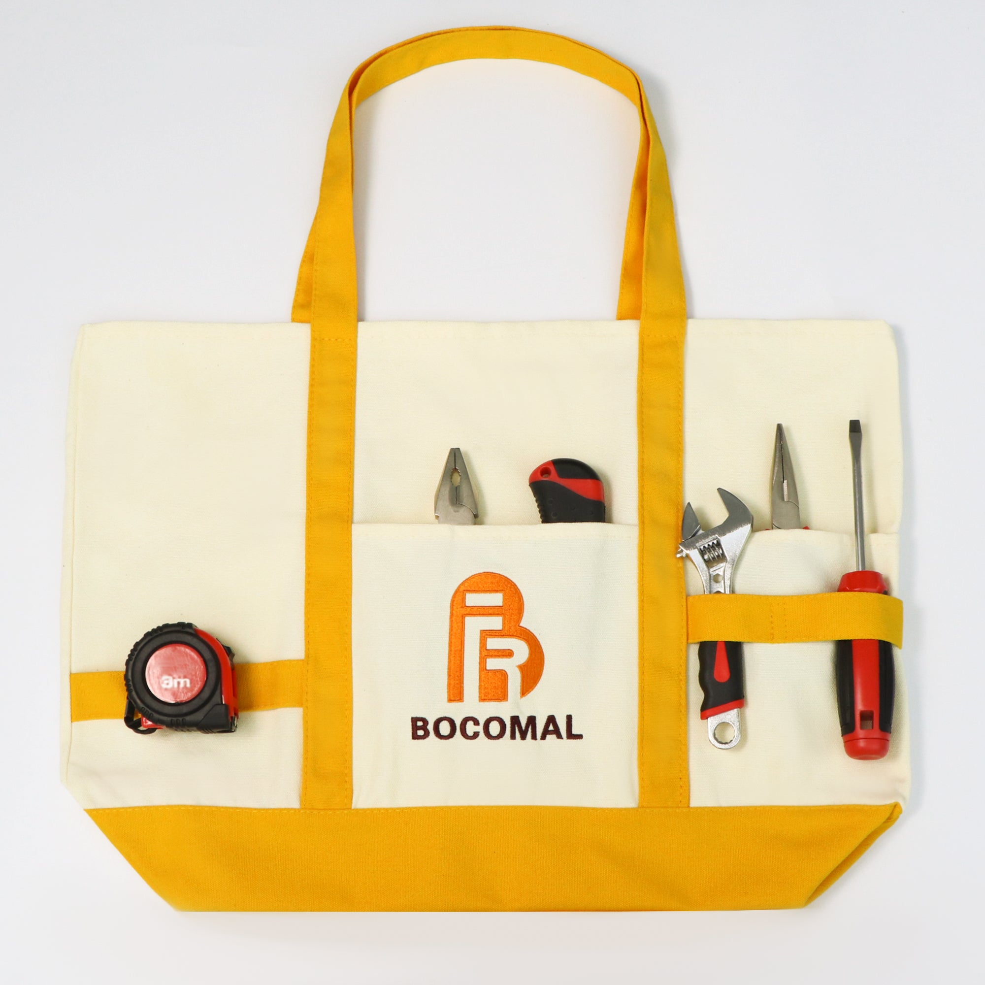 20"x16.5" Premium Reusable Trapezoidal Canvas Tote Bags(NON-FR)