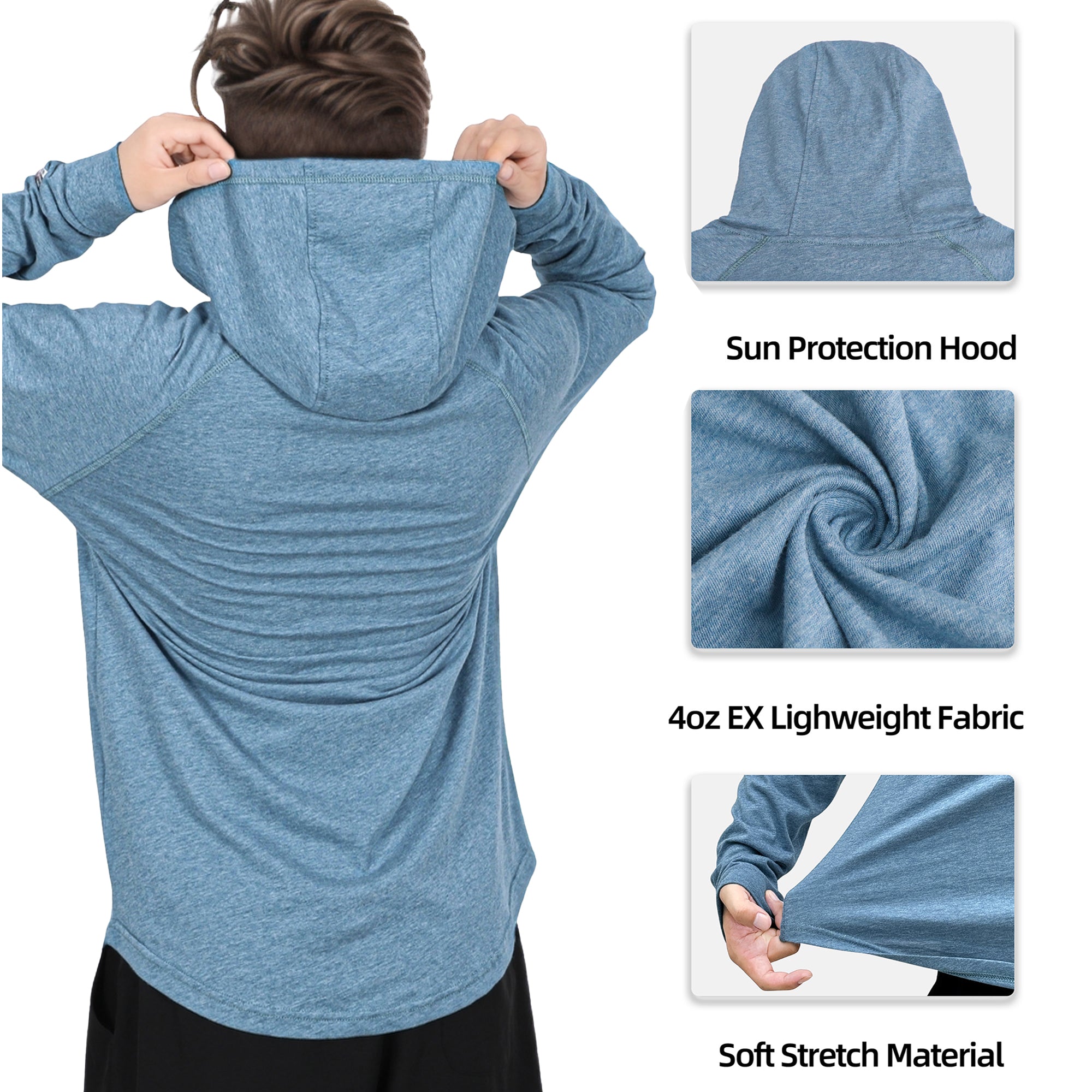 4.5OZ EX Lightweight Heather Series Flame Resistant NFPA2112 CAT1 Work Shirt Baselayer-6317