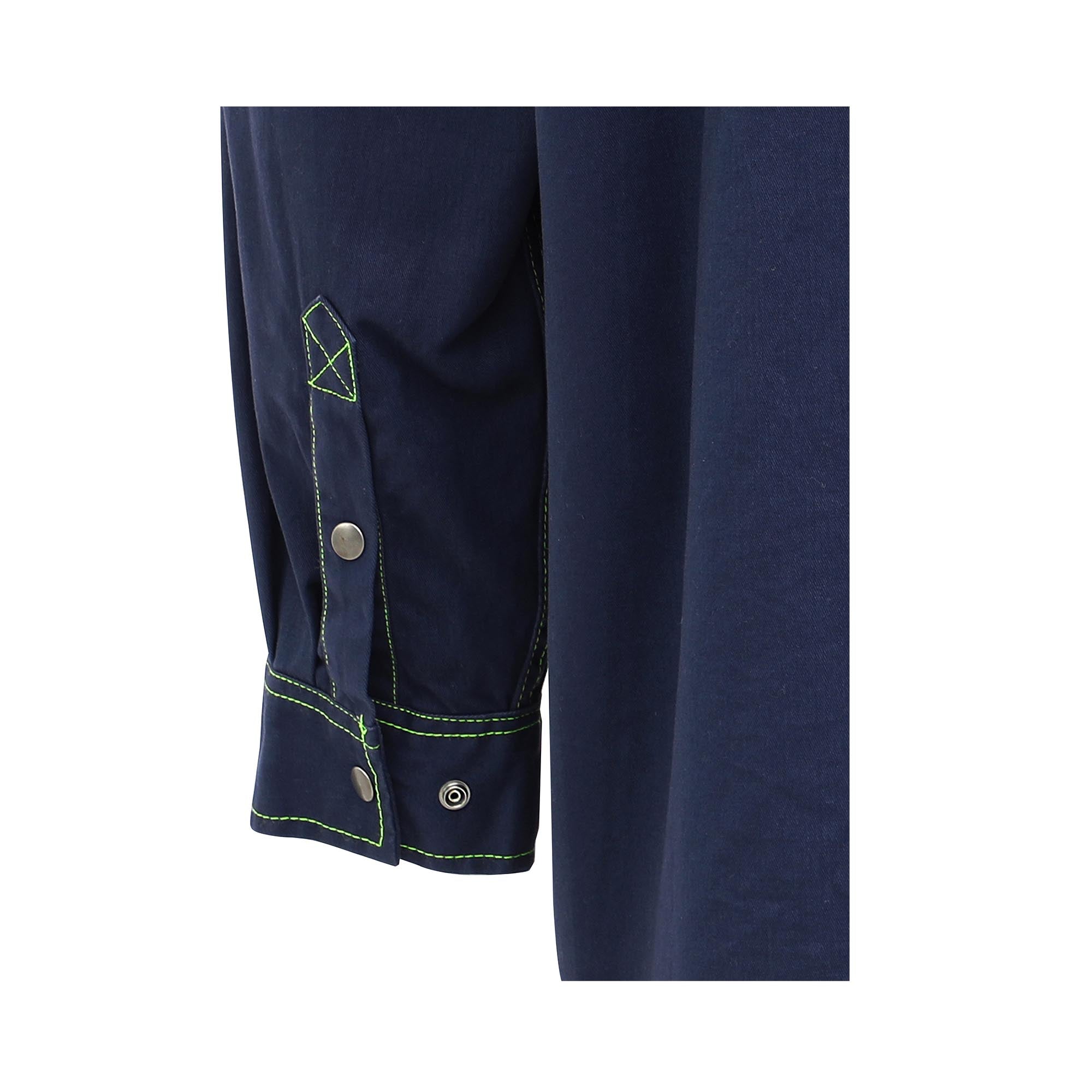 7.5OZ Solid Color  Shirts With Metal Button/Decorative Thread(Final sale)-3701