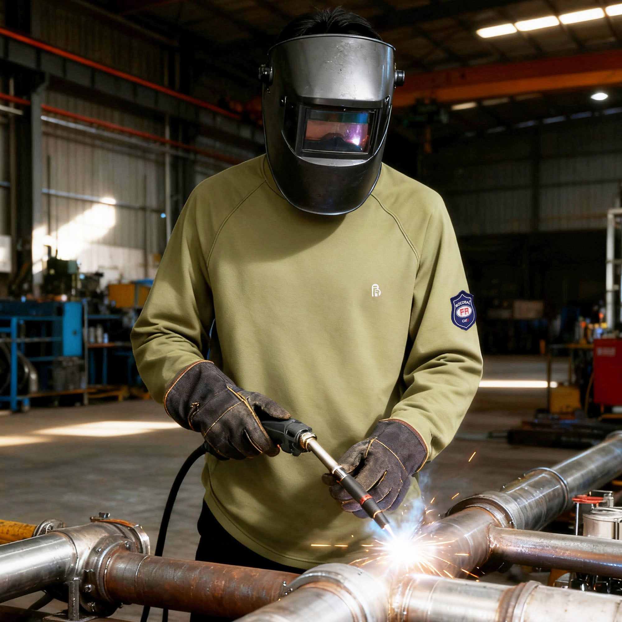 5.5oz Lightweight Flame Resistant Work Shirt - 5608D