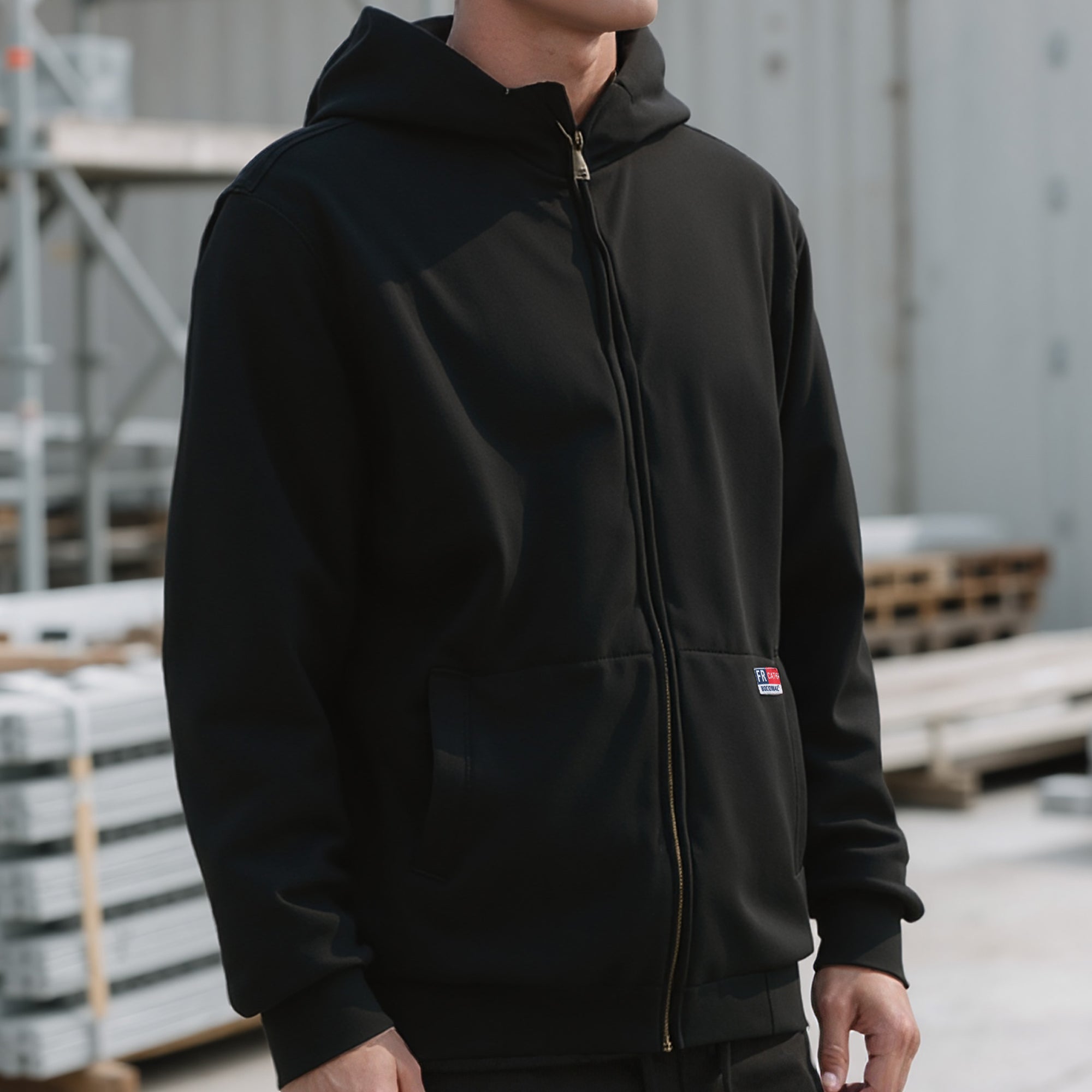 12.5oz Heavyweight Permanent Flame Resistant Modacrylic Cotton Hooded Sweatshirts-9634/9534