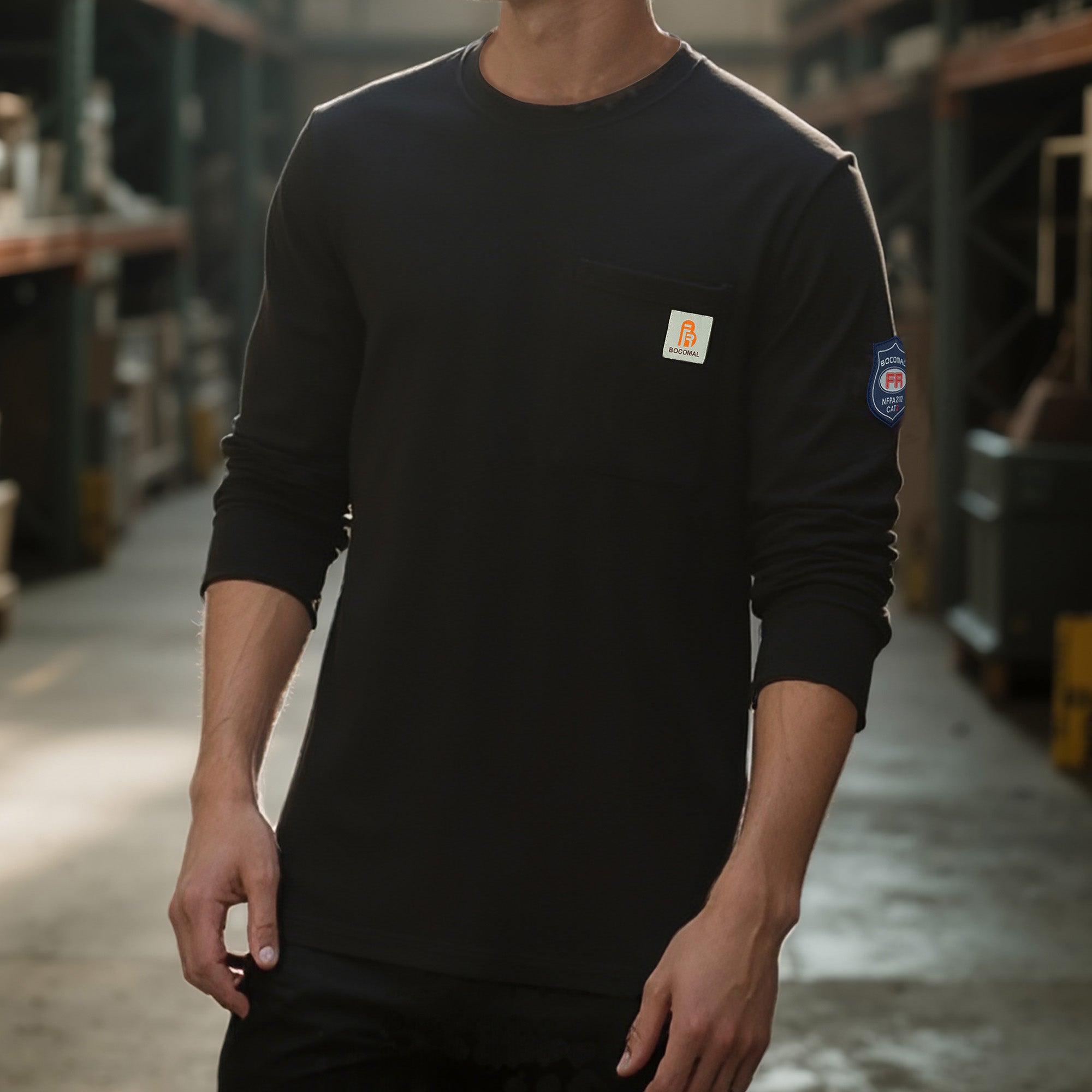 Printed Series Flame Resistant NFPA2112 CAT2 Work T-Shirt/Hoodies(Final Sale)