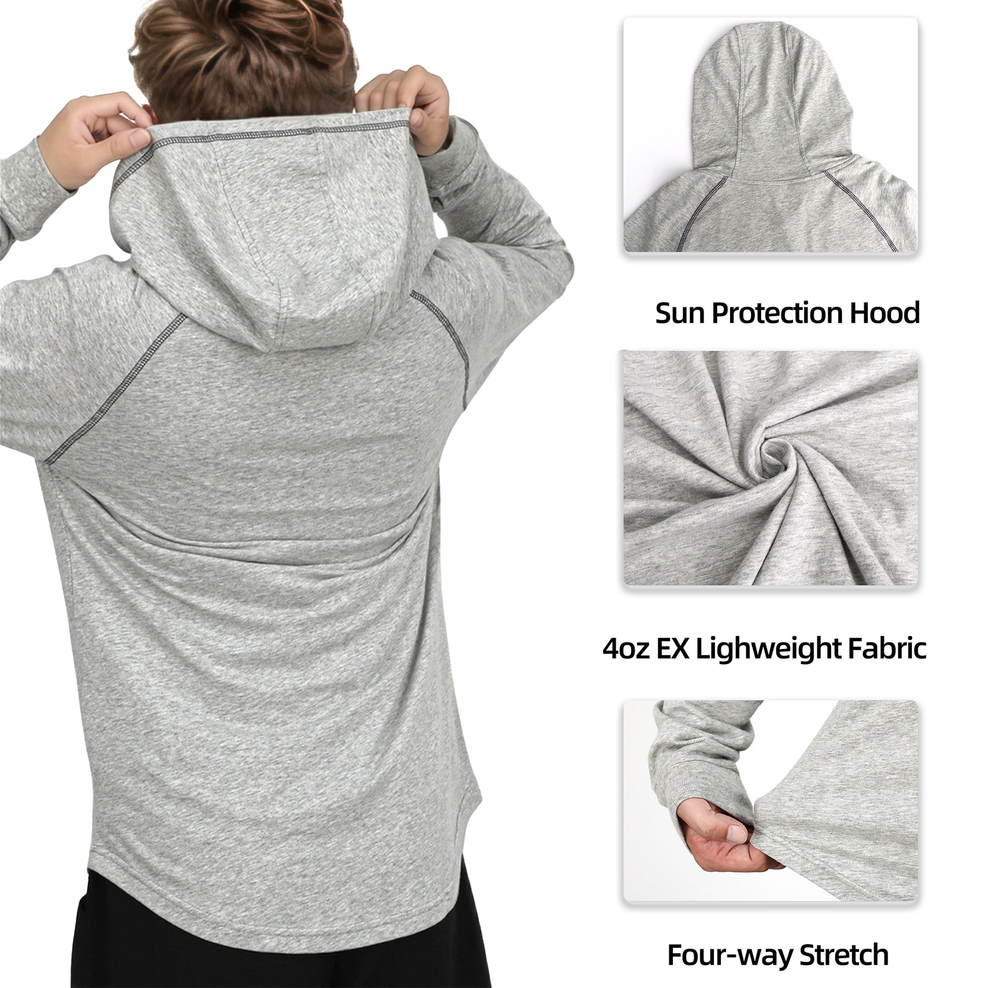 4.5OZ EX Lightweight Heather Series Flame Resistant NFPA2112 CAT1 Work Shirt Baselayer-6317