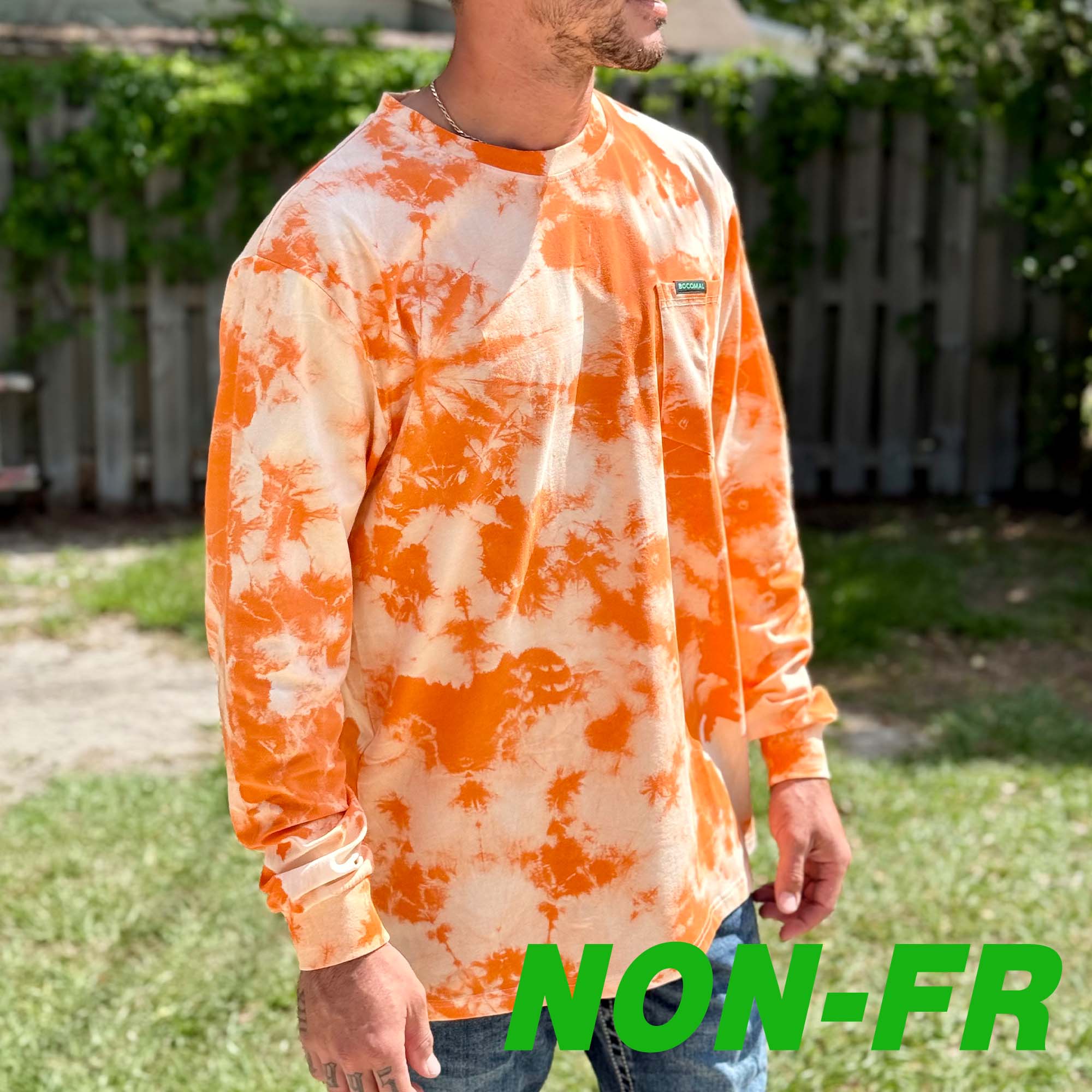 6OZ Printed Long Sleeve Work Tee (NON-FR) - TS081T
