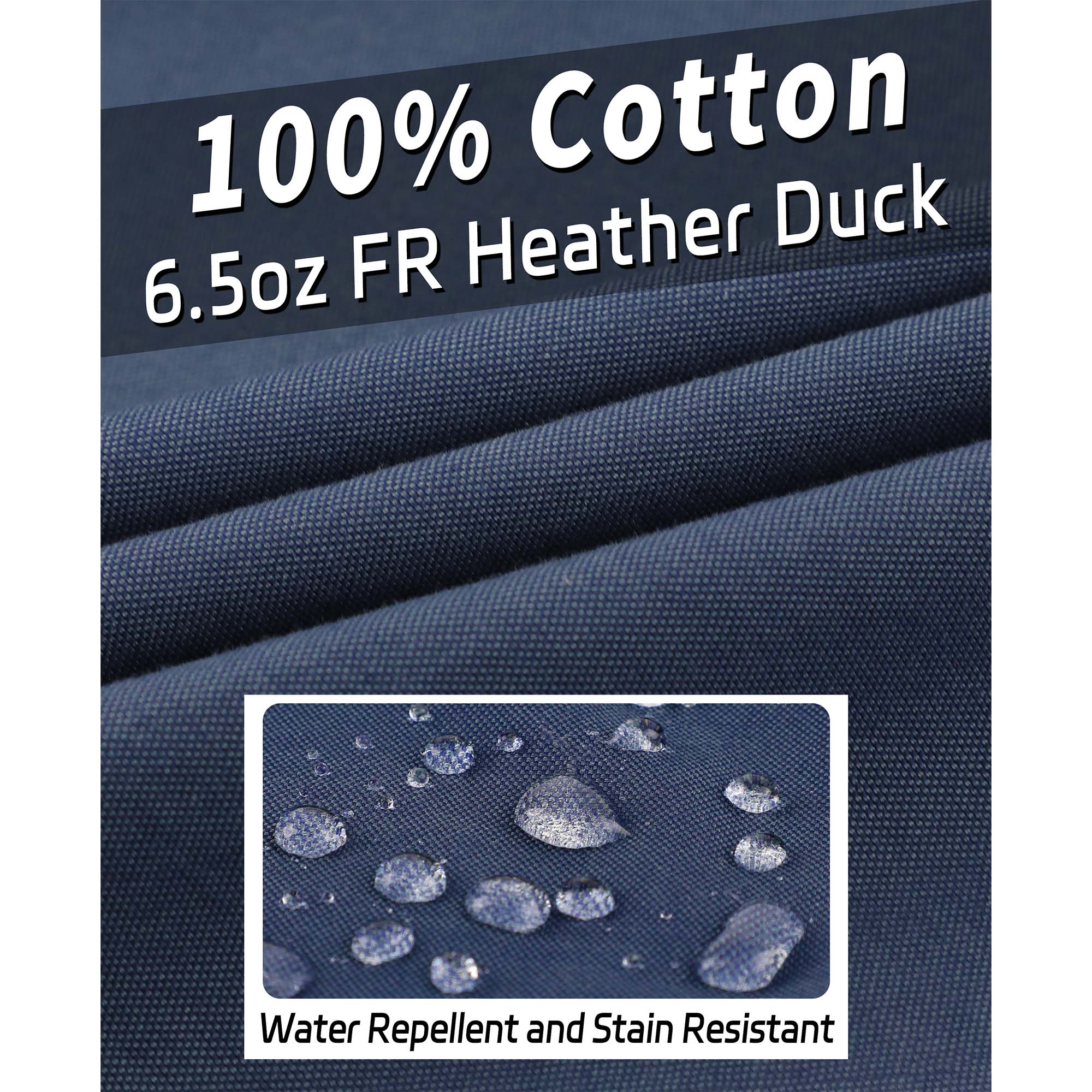 6.5OZ Dura-Light Soft Heather Duck FR Work Shirt -B639