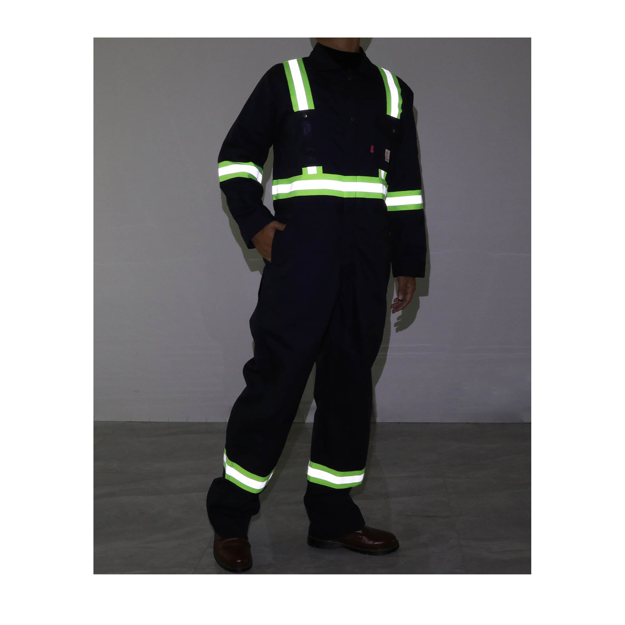 BOCOMAL FR Longe Sleeve Reflective Shirts,Hi Vis FR Shirts,CAT 2