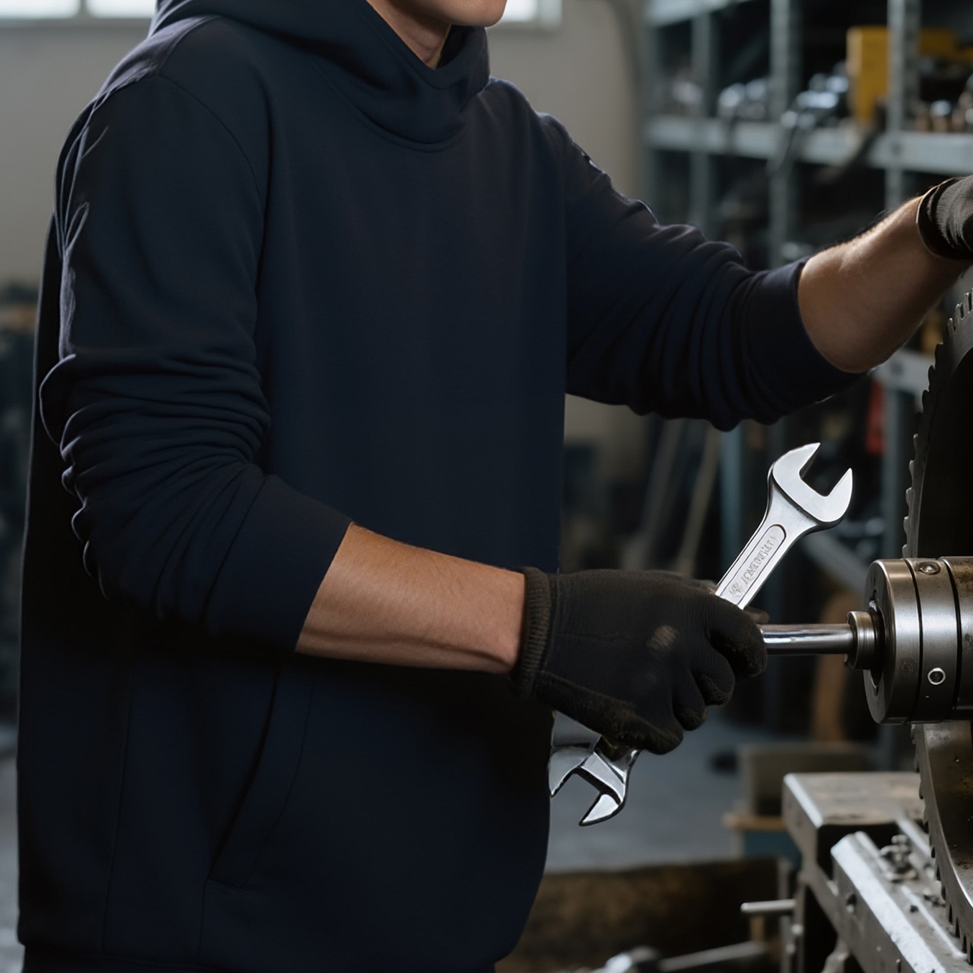 12.5oz Heavyweight Permanent Flame Resistant Modacrylic Cotton Hooded Sweatshirts-9634/9534