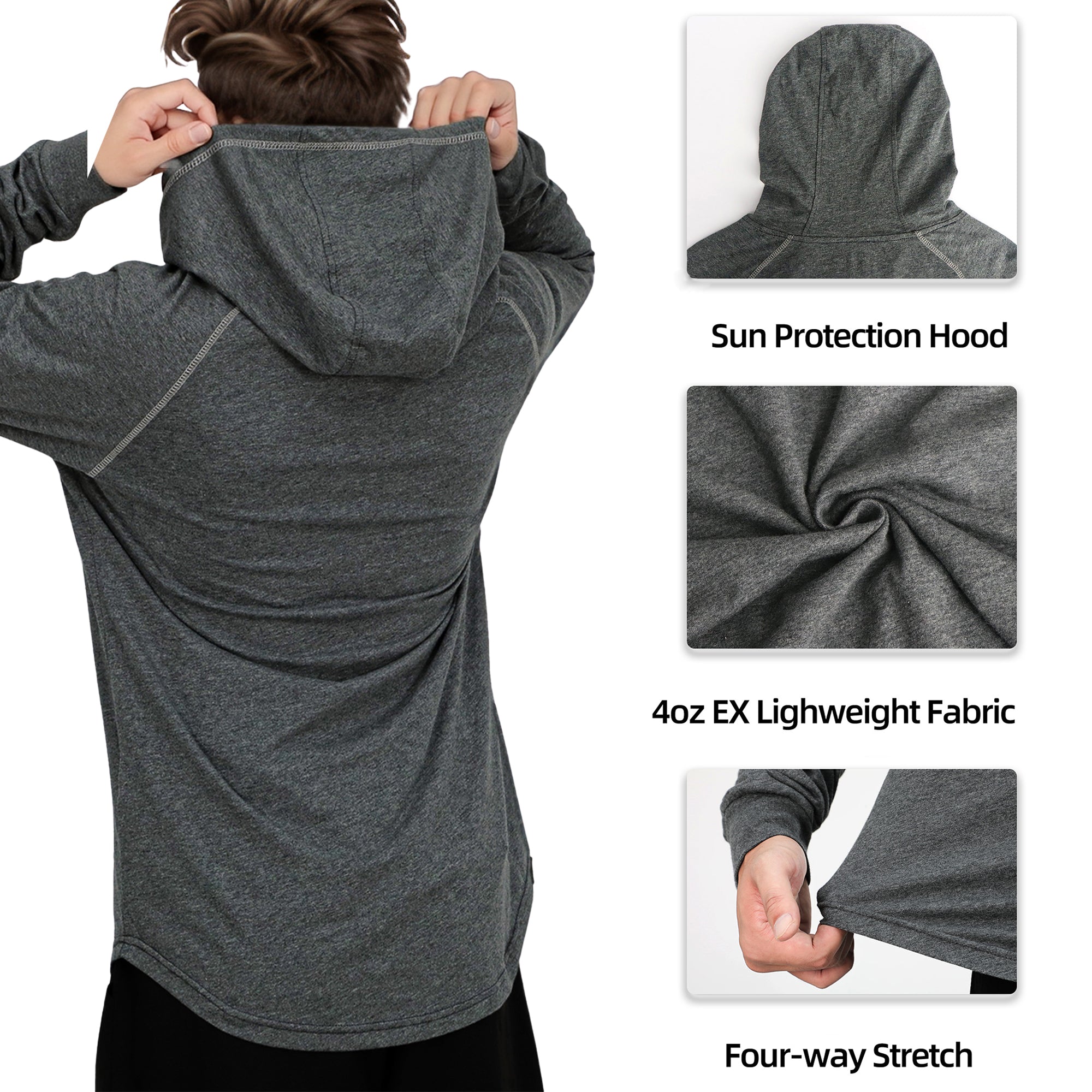 4.5OZ EX Lightweight Heather Series Flame Resistant NFPA2112 CAT1 Work Shirt Baselayer-6317