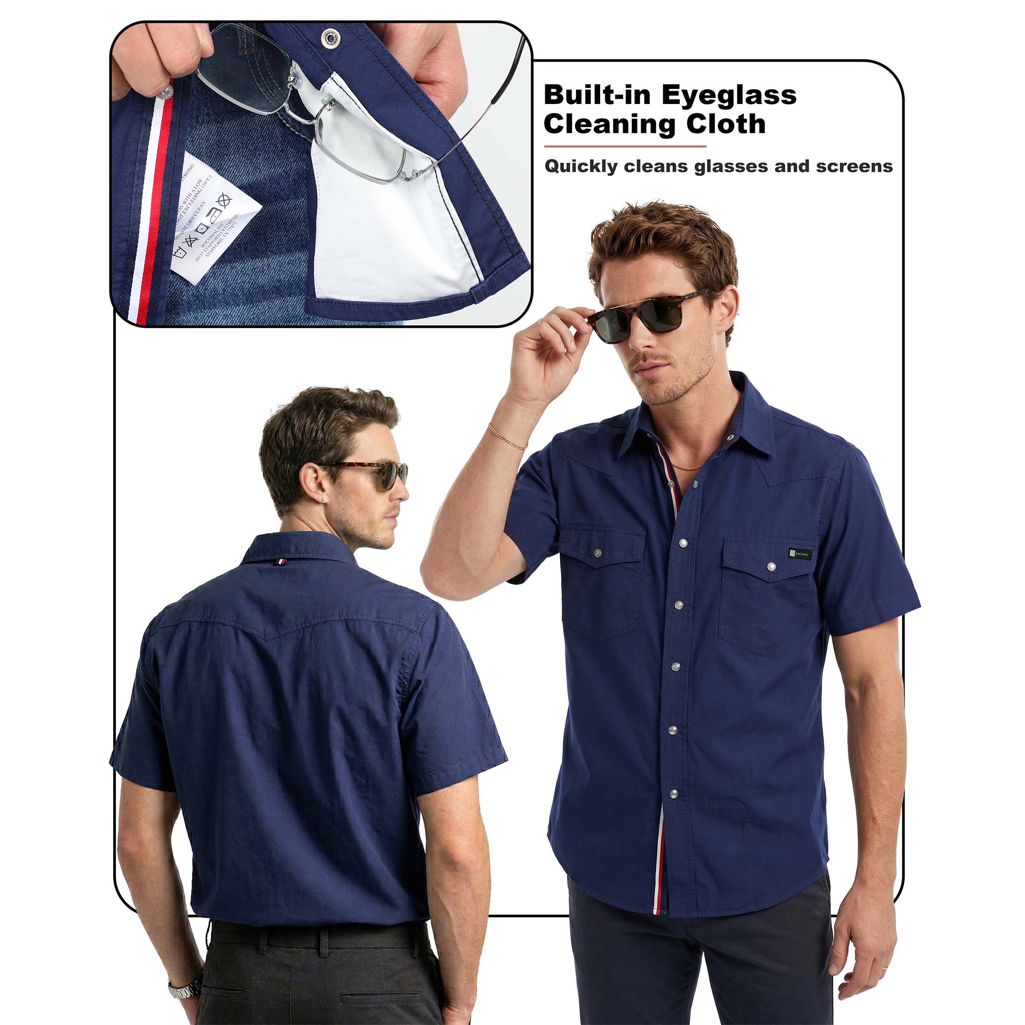 5OZ Lightweight 100% C Chambray Shirt (NON-FR)-SH041L