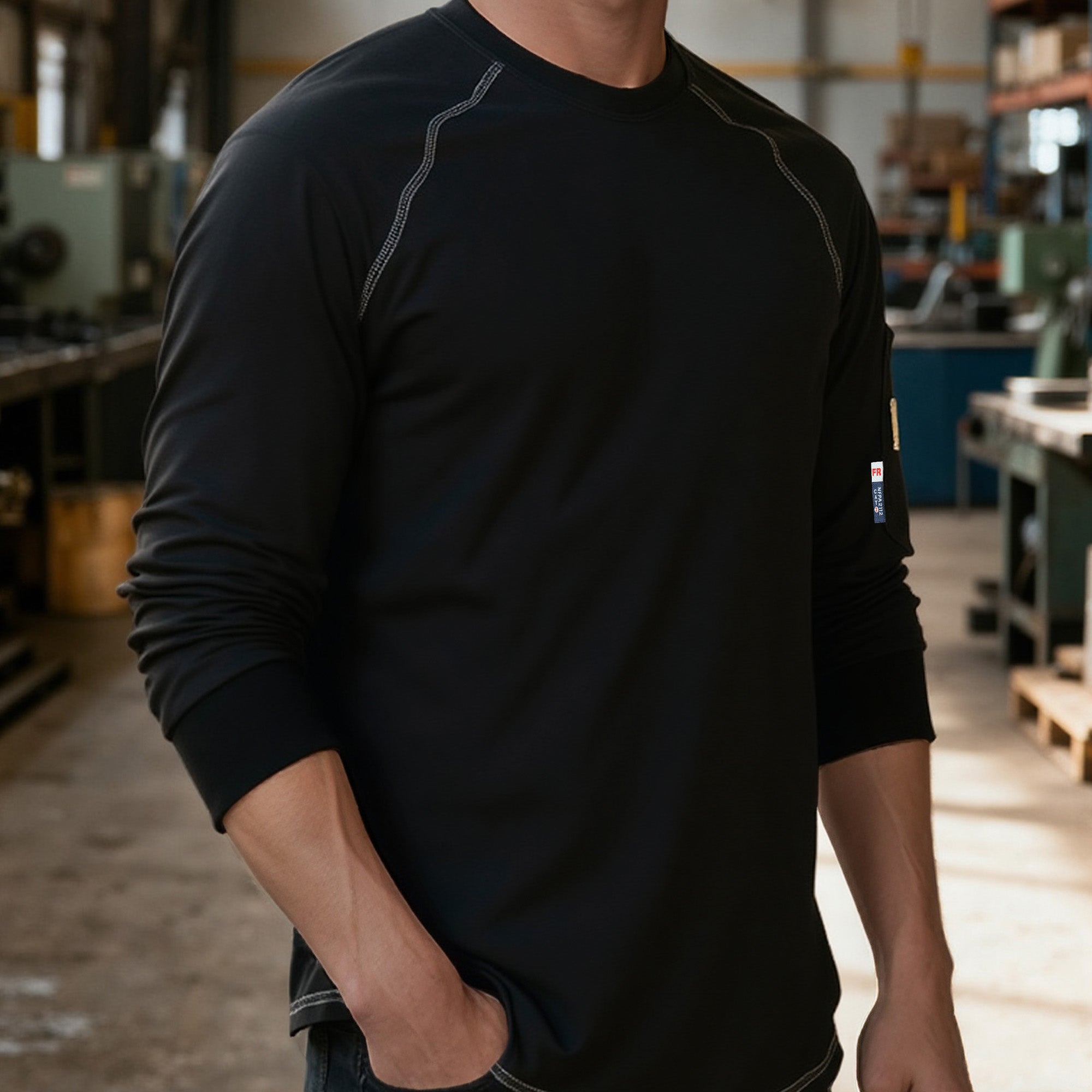 Printed Series Flame Resistant NFPA2112 CAT2 Work T-Shirt/Hoodies(Final Sale)