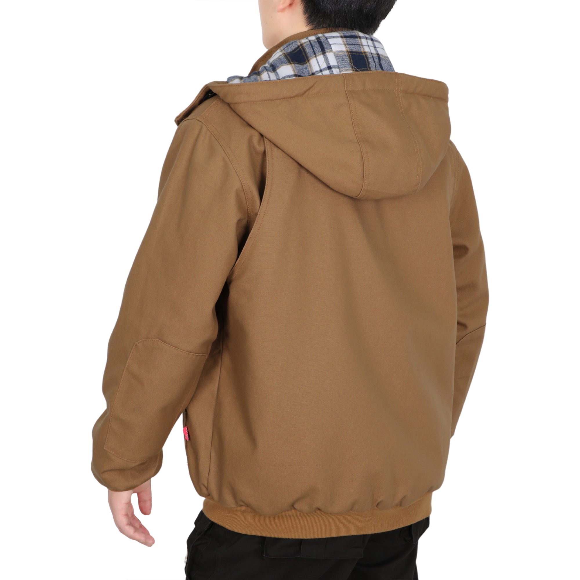 FR Jacket Insulated Heavyweight Canvas Flannel Lined,Detachable Hood-8804