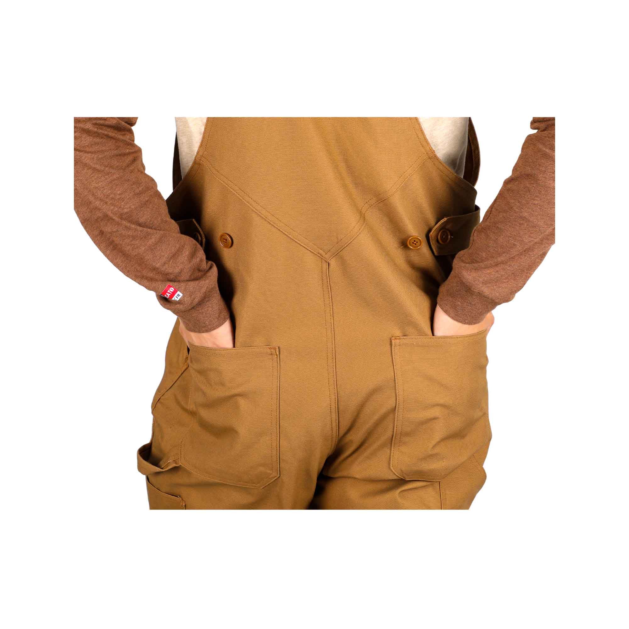 10OZ Bib Overall/Leg Zipper-6704