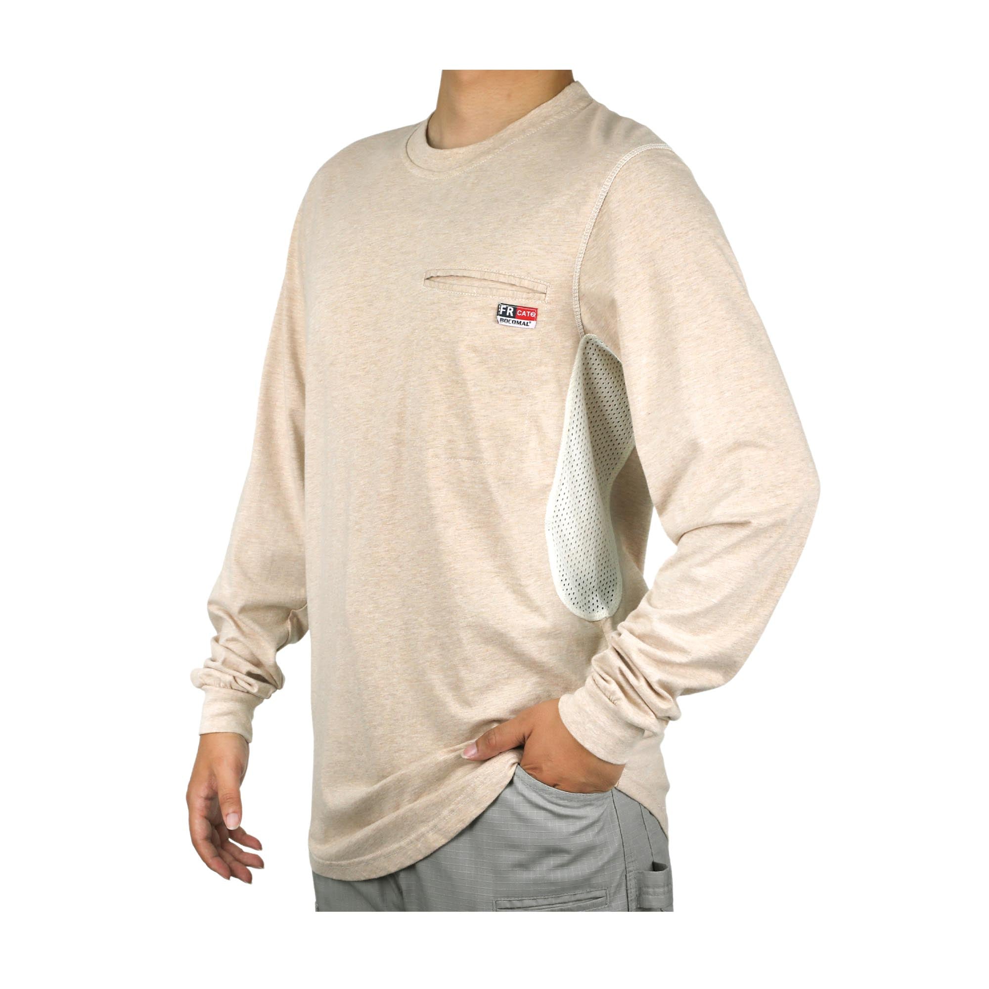 6OZ Buttonless Pullover T-Shirts/Breathable Vented Design-6022